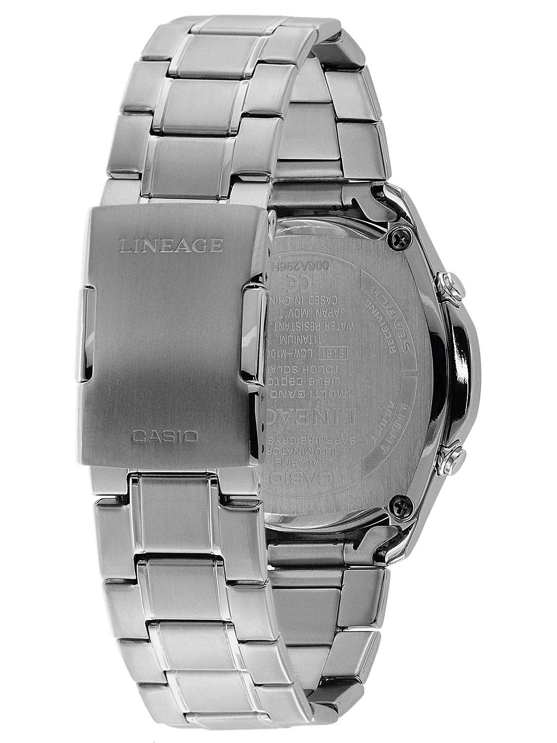 CASIO Herren Analog Quarz Uhr mit Titan Armband