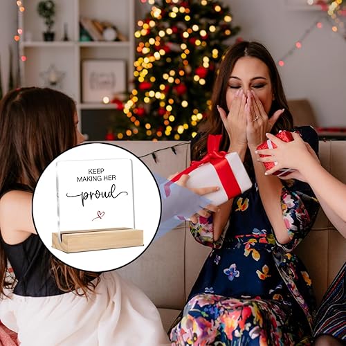 Miniatura 6 de Regalos conmemorativos para la pérdida de mamá duelo, regalo de pérdida de la abuela, regalos de condolencias con texto en inglés Keep Making Her