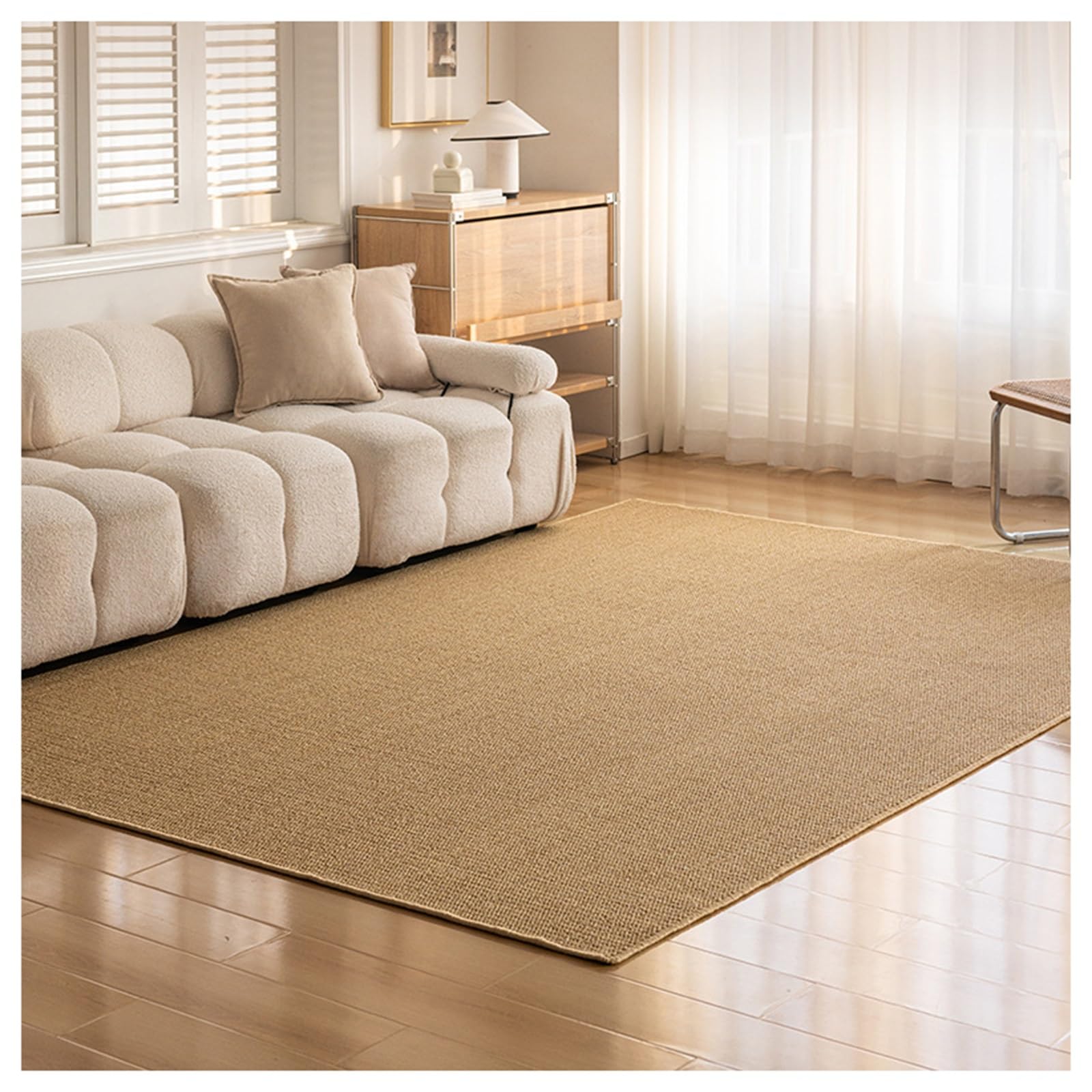Tapis en sisal lavable et facile à nettoyer pour intérieur et porche