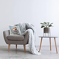 Vista 2 de Stupell Industries Chihuahua - Almohada de chocolate caliente para mascotas, diseño de animales, diseño de humor por Lucia Heffernan, 18 x 18