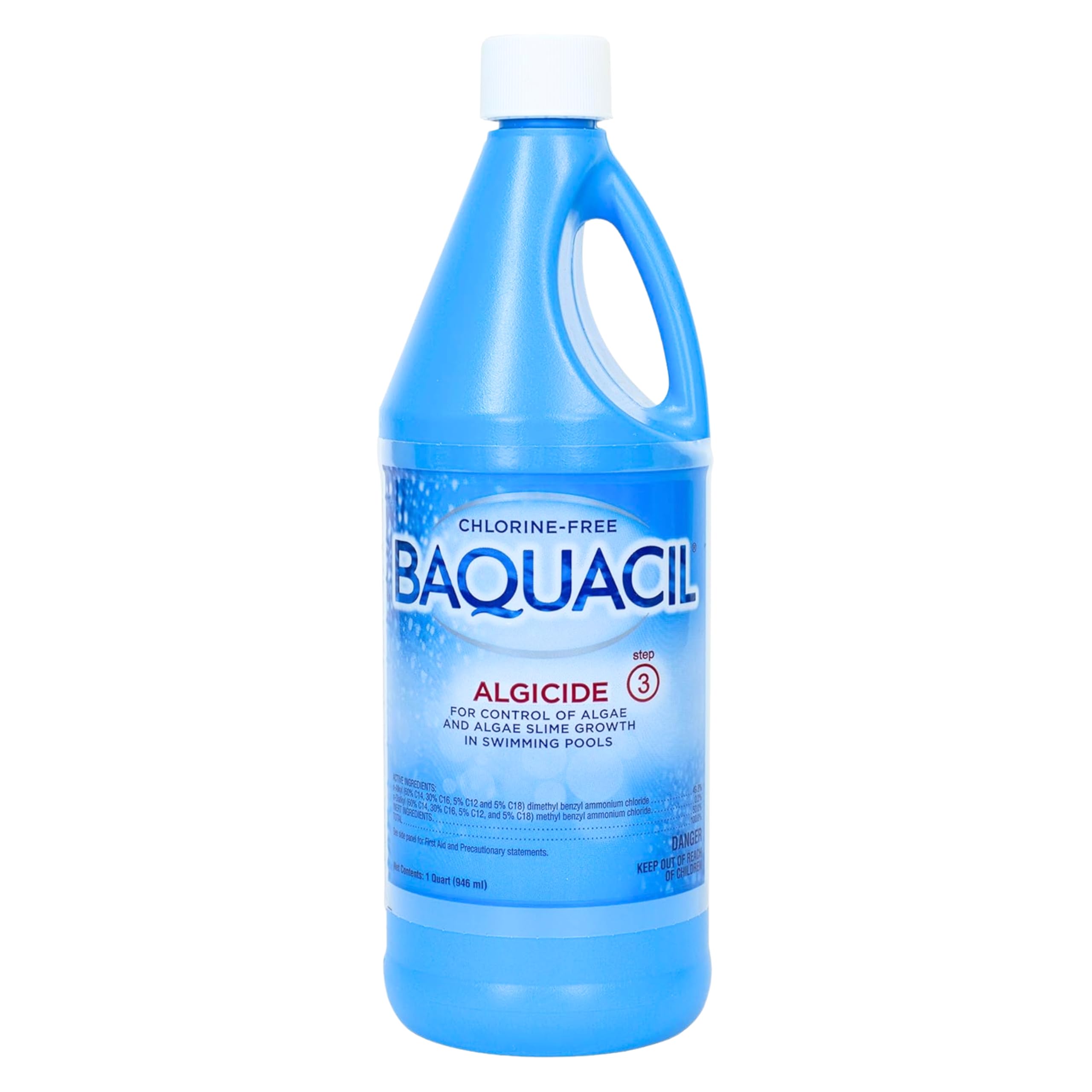 Baquacil 84326 Algicide Swimming Pool Algaecide Cleanser, 1 qt
