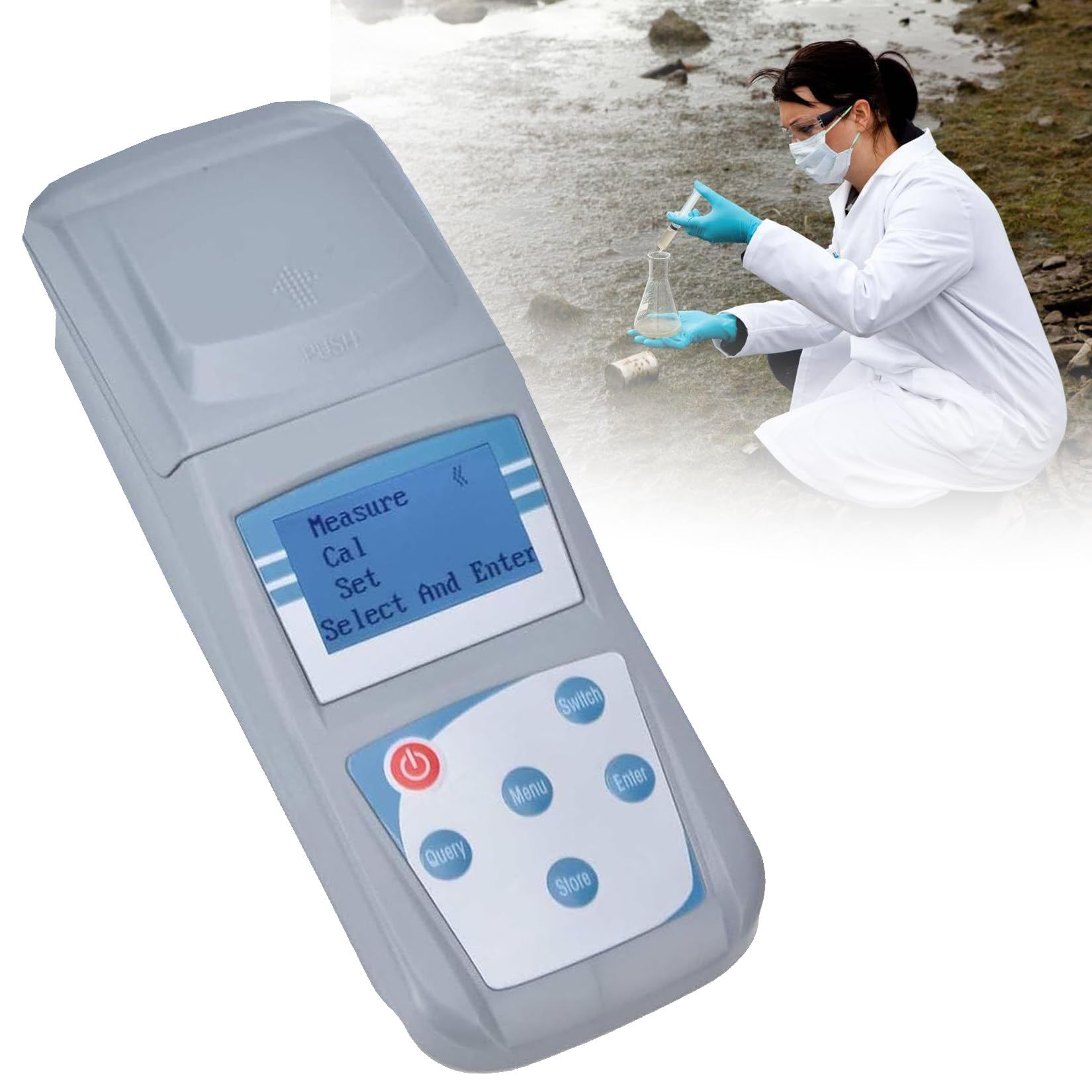 Turbidímetro, Turbidímetro Digital Portátil Para Agua, Equipado Con Funciones De Almacenamiento Y Consulta De Datos, Para Laboratorios, Plantas De Tratamiento De Agua,ZD-201