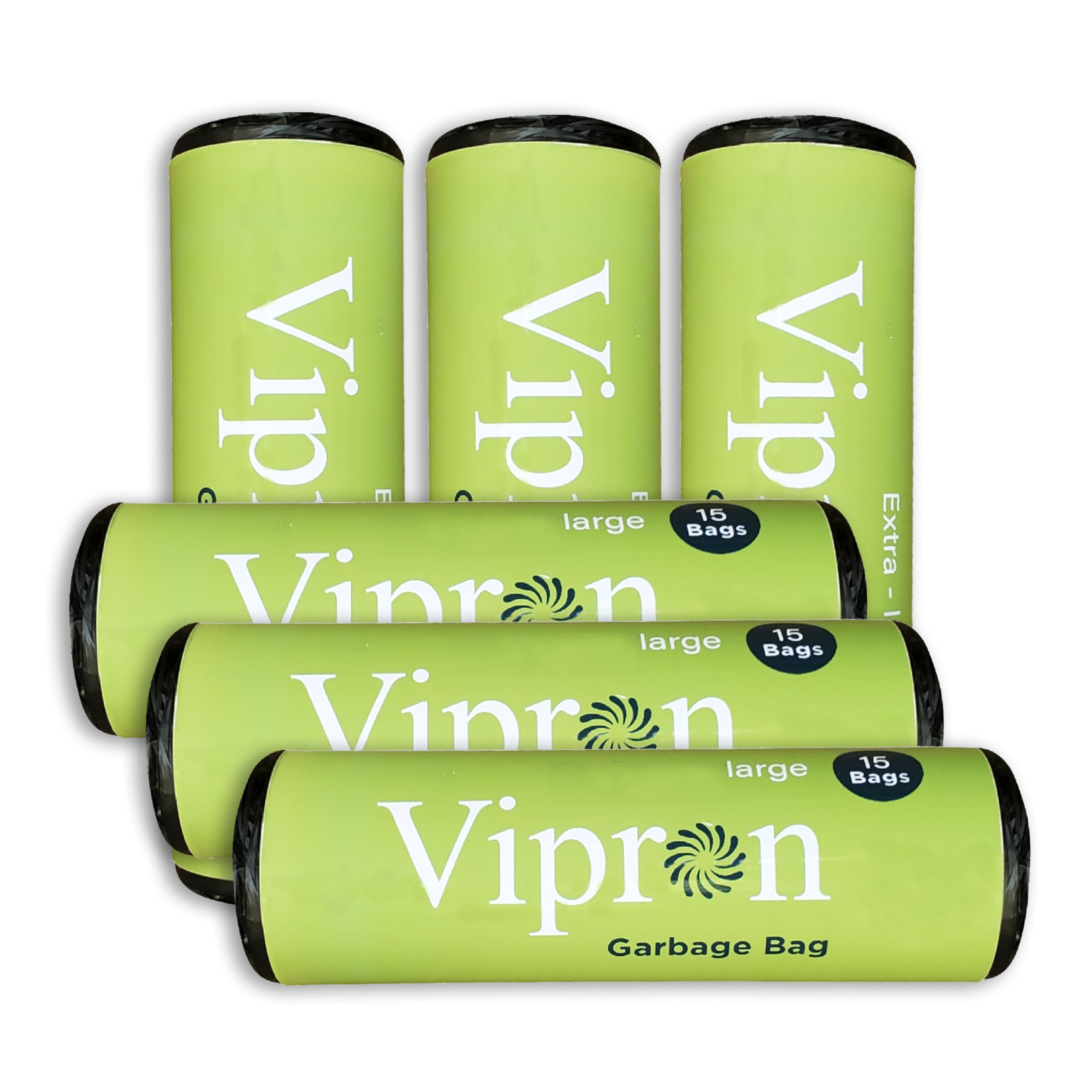 Vipron Garbage Bag 24 X 32 Inch/Large Dustbin Trash Bag, For Home, Biodegradable (pack of 90)