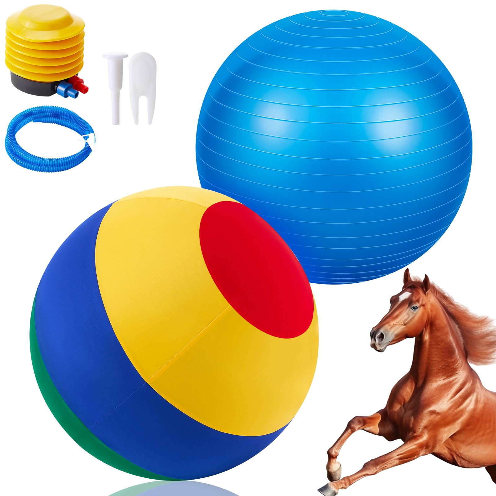 Giant 40 Inch Herding Balls with Ball Cover, Horse Toy