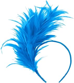 BABEYOND Feather Fascinator Headband for Women 1920s Gatsby Derby Headpiece
