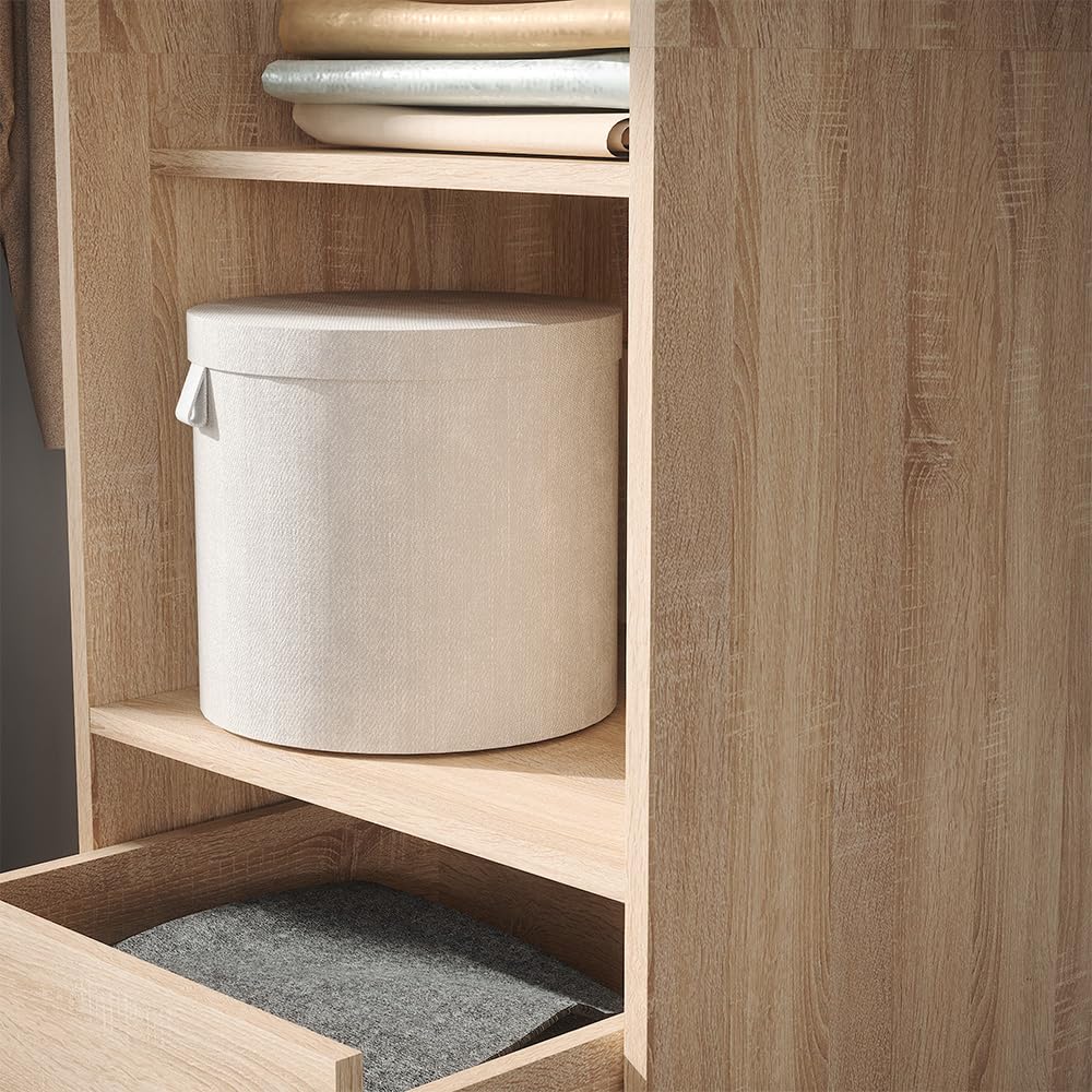 Vicco Kleiderschrank Elmo, Sonoma, 50 x 200 cm