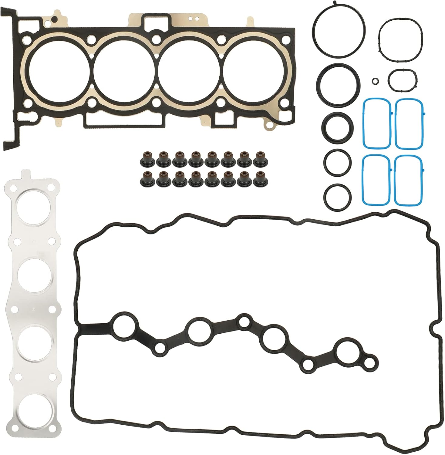 Engine Cylinder Head Gasket Set Compatible with 2.4L - Hyundai Santa Fe Sport 2013-2015, Sonata 2011-2014, Tucson 2014-2015; Kia Optima 2011-2015, Sorento 2012-2015, Sportage 2014-2015