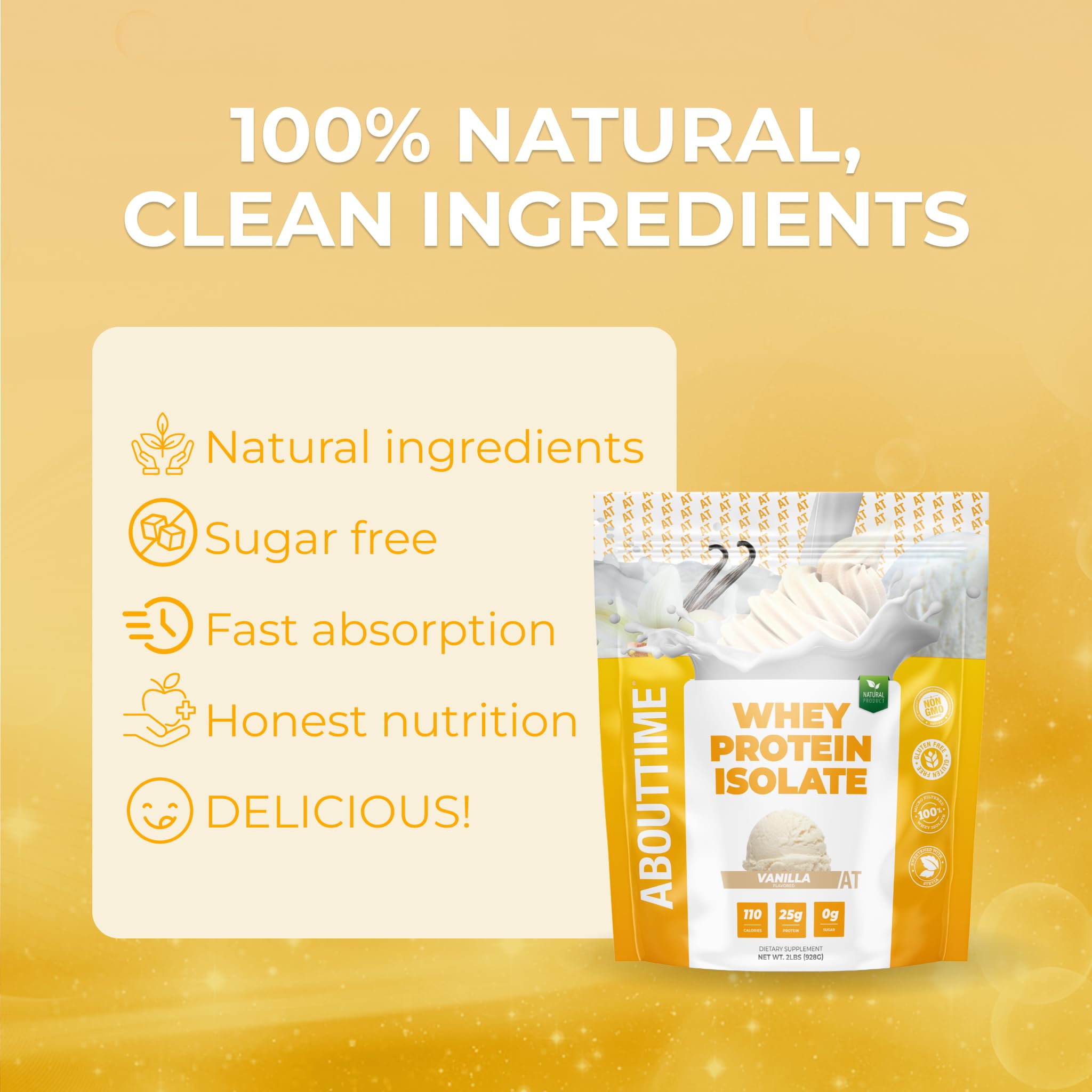 About Time Whey Protein Isolate Powder - Vanilla — Amazon image 5