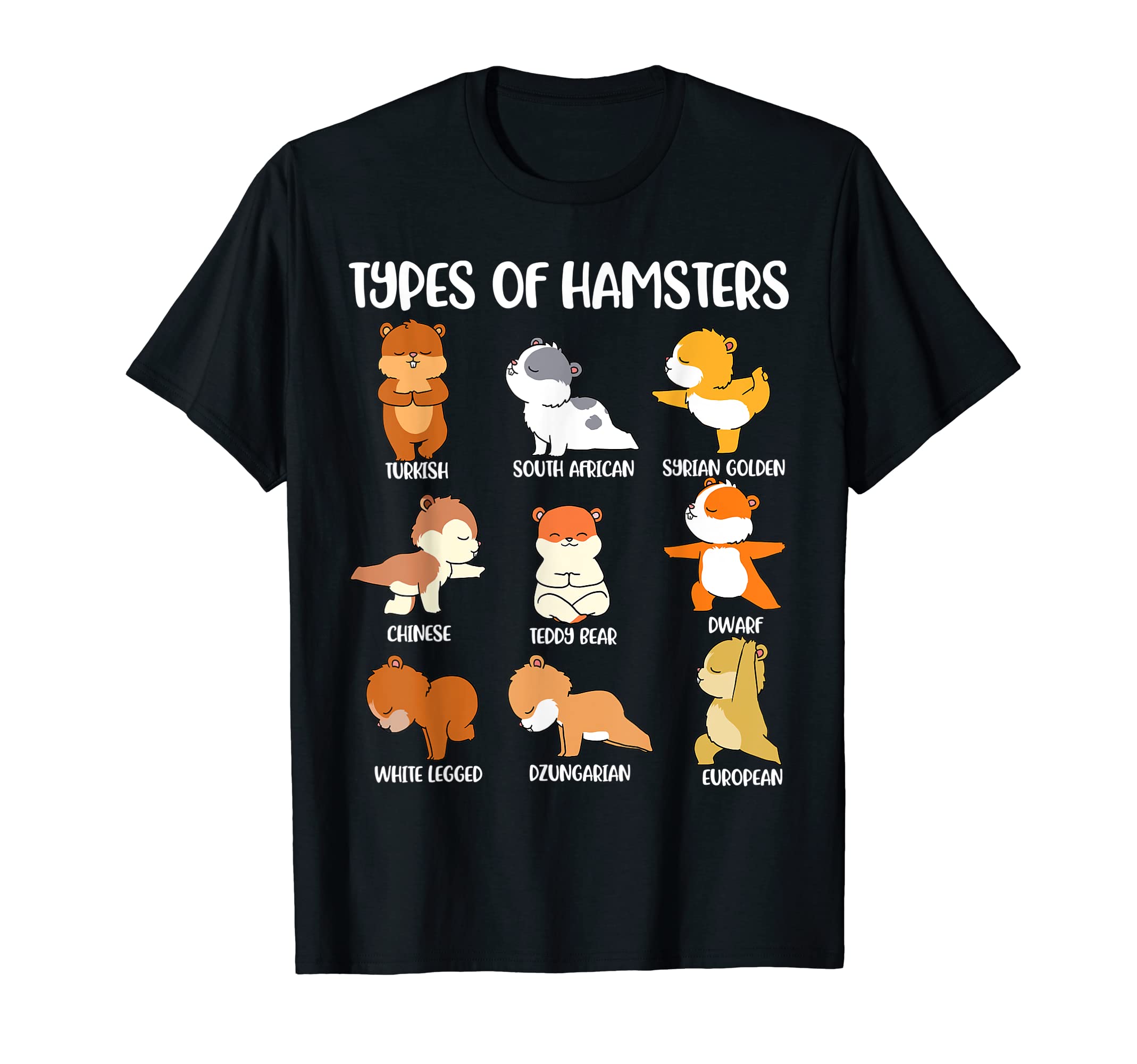 Types Of HamstersT-Shirt