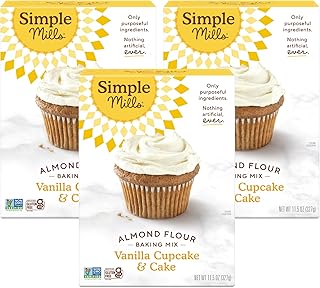 Almond Flour Baking Mix, Vanilla Cupcake & Cake Mix - Gluten Free, Plant...