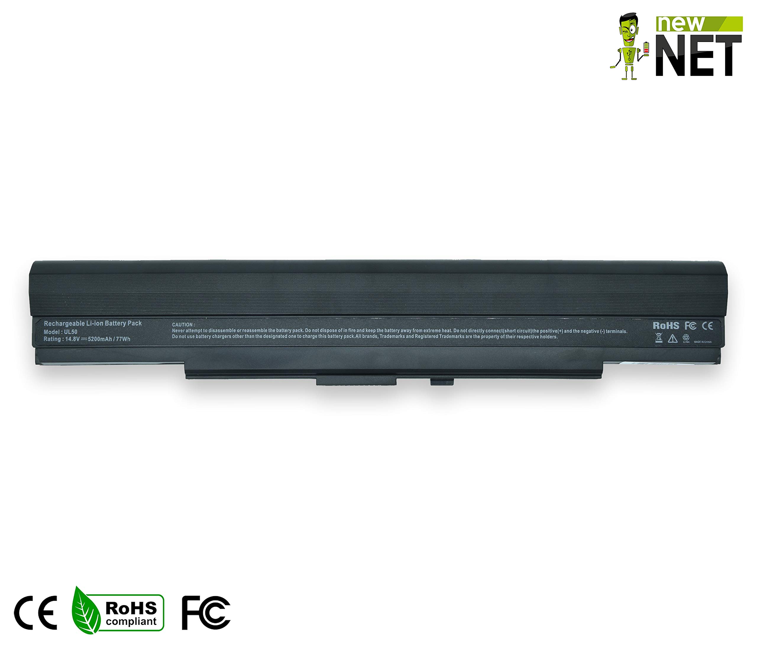 new net - Batteria da 5200mAh Compatibile con Notebook ASUS K50IN K50IP