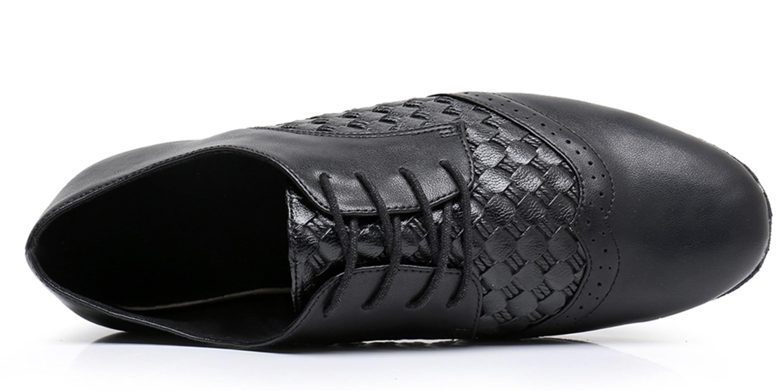 Męskie buty do tańca towarzyskiego sznurowane buty do tańca latynoskiego