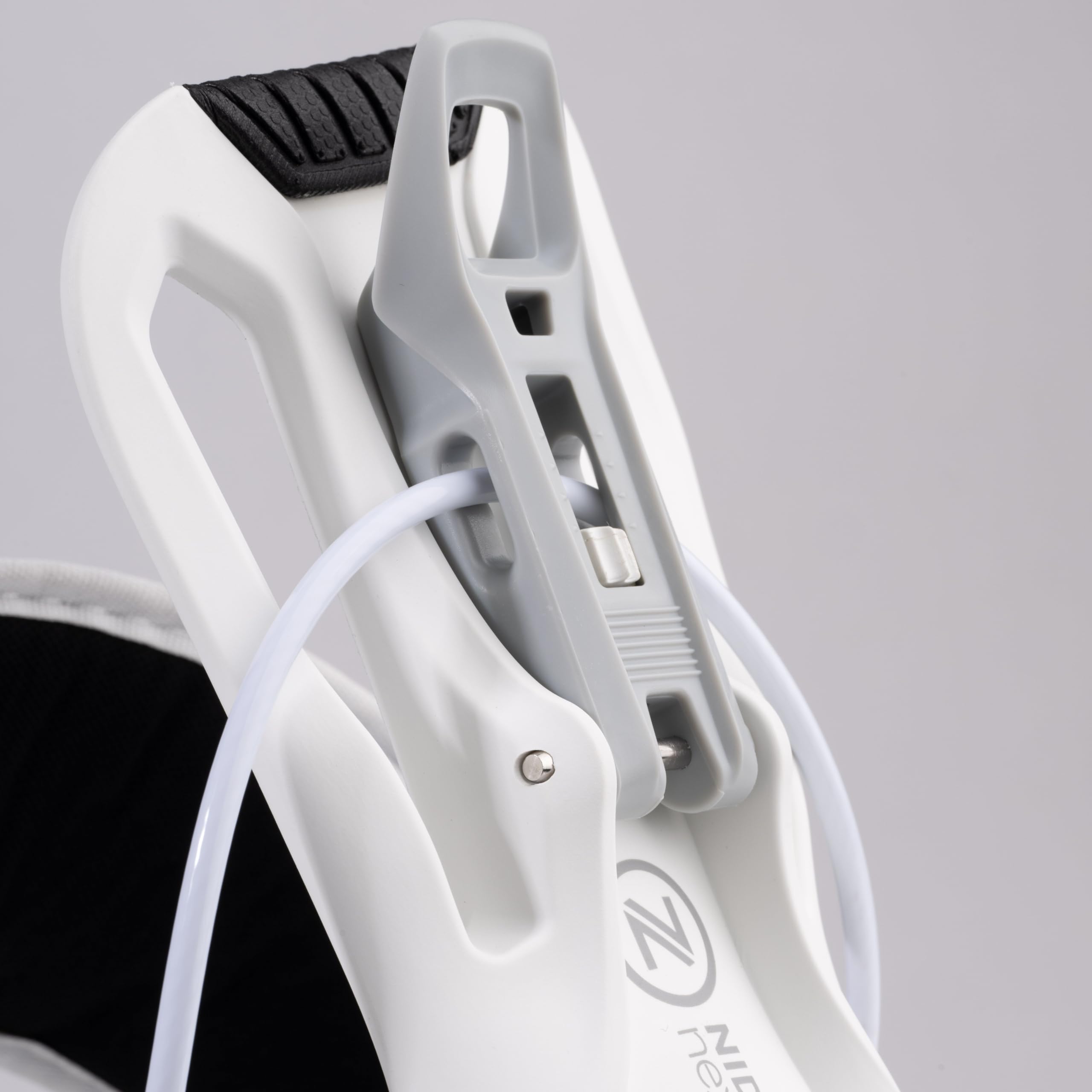 Fixations de Snowboard Nidecker Flow Nexus Flex All-Mountain Confortable avec Plaque de Base en Nylon rempli de Verre - XL - White