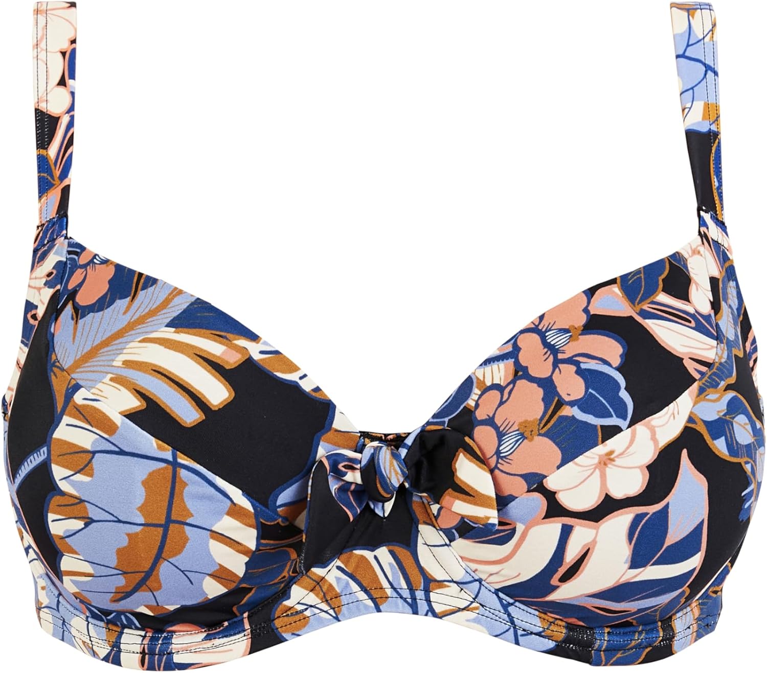 Armatured Swimsuit Top with Exotic Print - Plus Size by Sans Complexe Lingerie