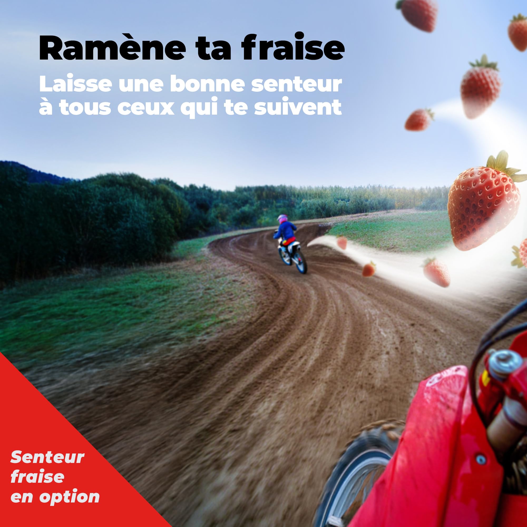 IPONE SAMOURAI RACING Lubrifiant odeur FRAISE BIDON 1 LITRE
