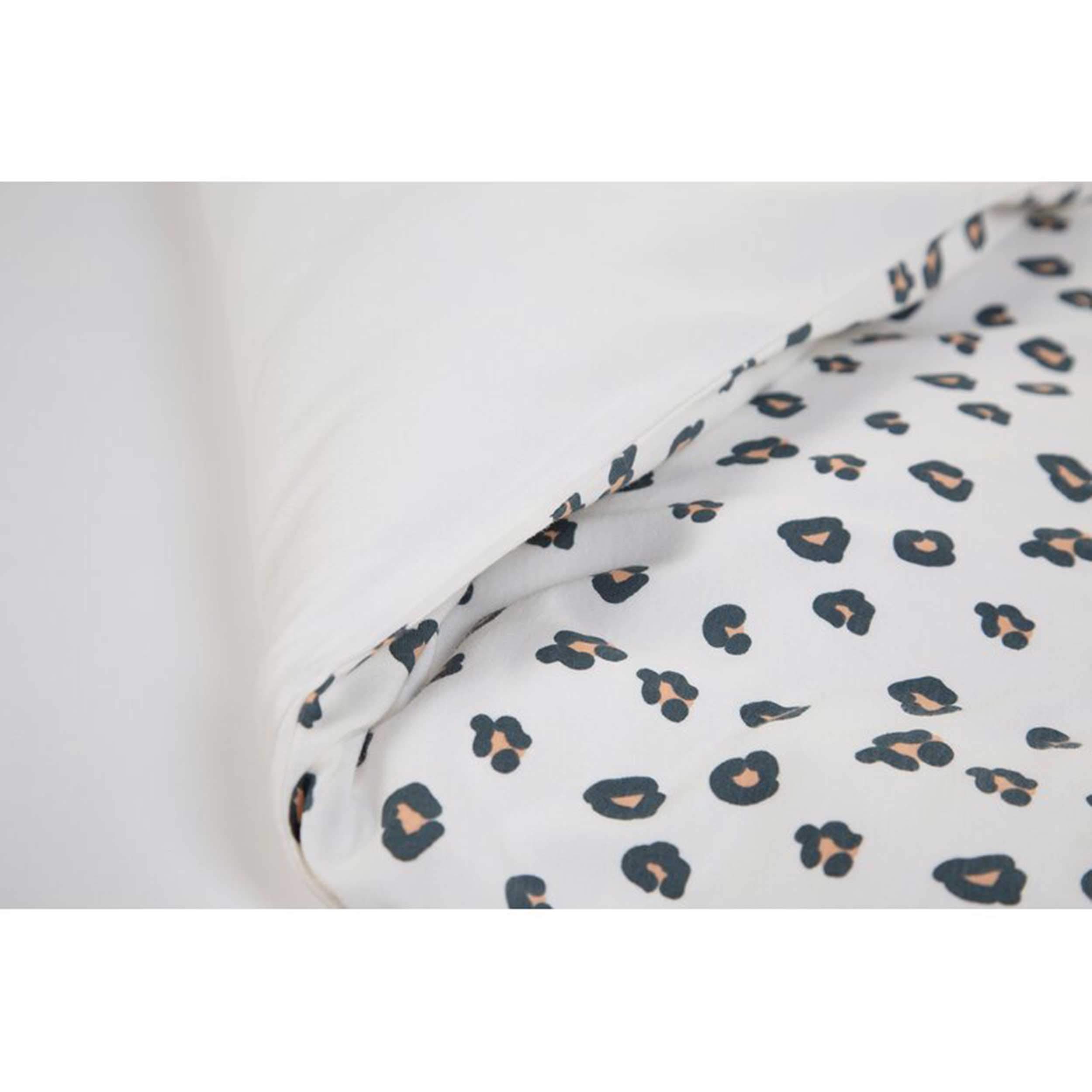 Childhome - Juego de cama para bebé (100 x 140 cm), diseño de leopardo