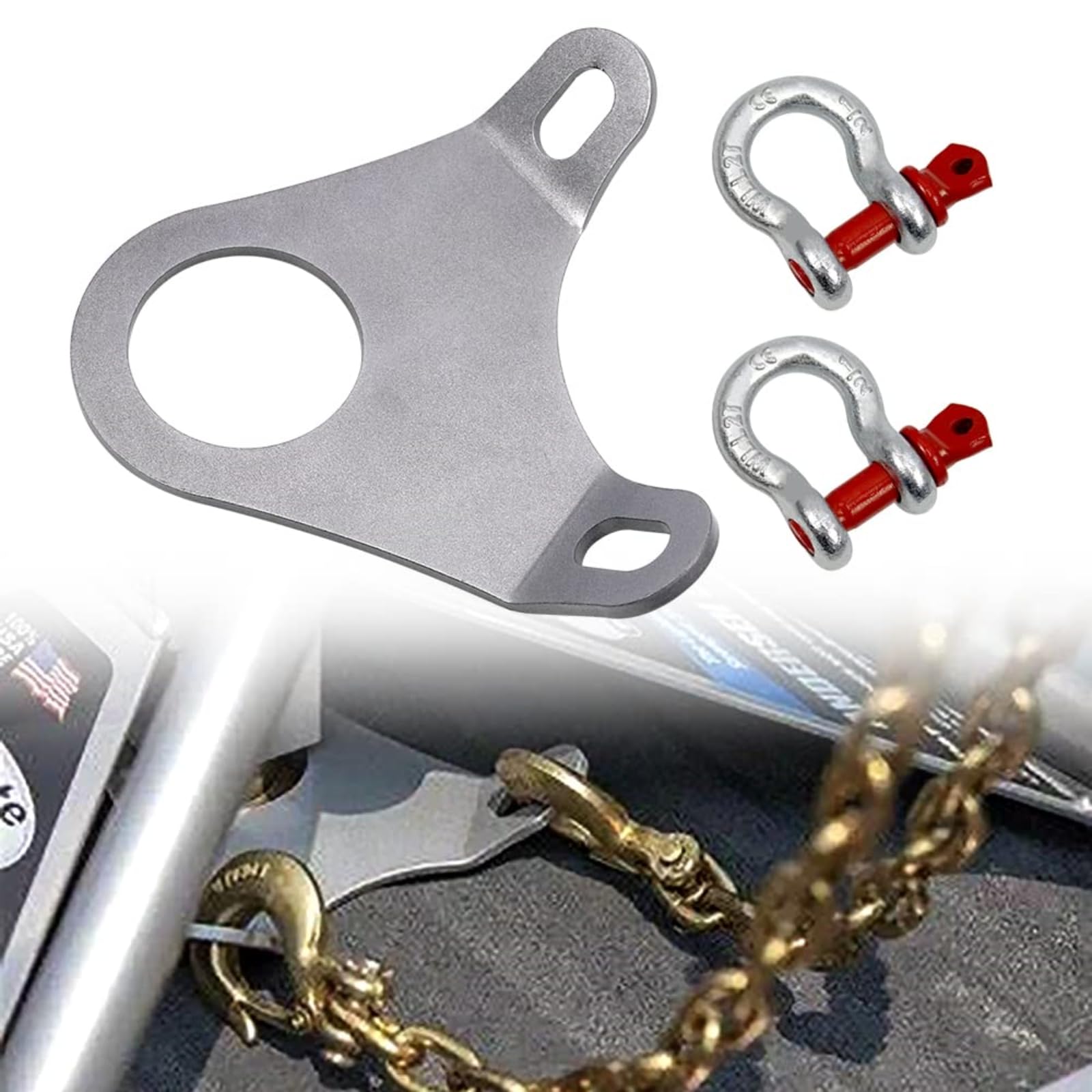 RULLINE 5th Wheel Ultimate Connection Safety Chains Plate