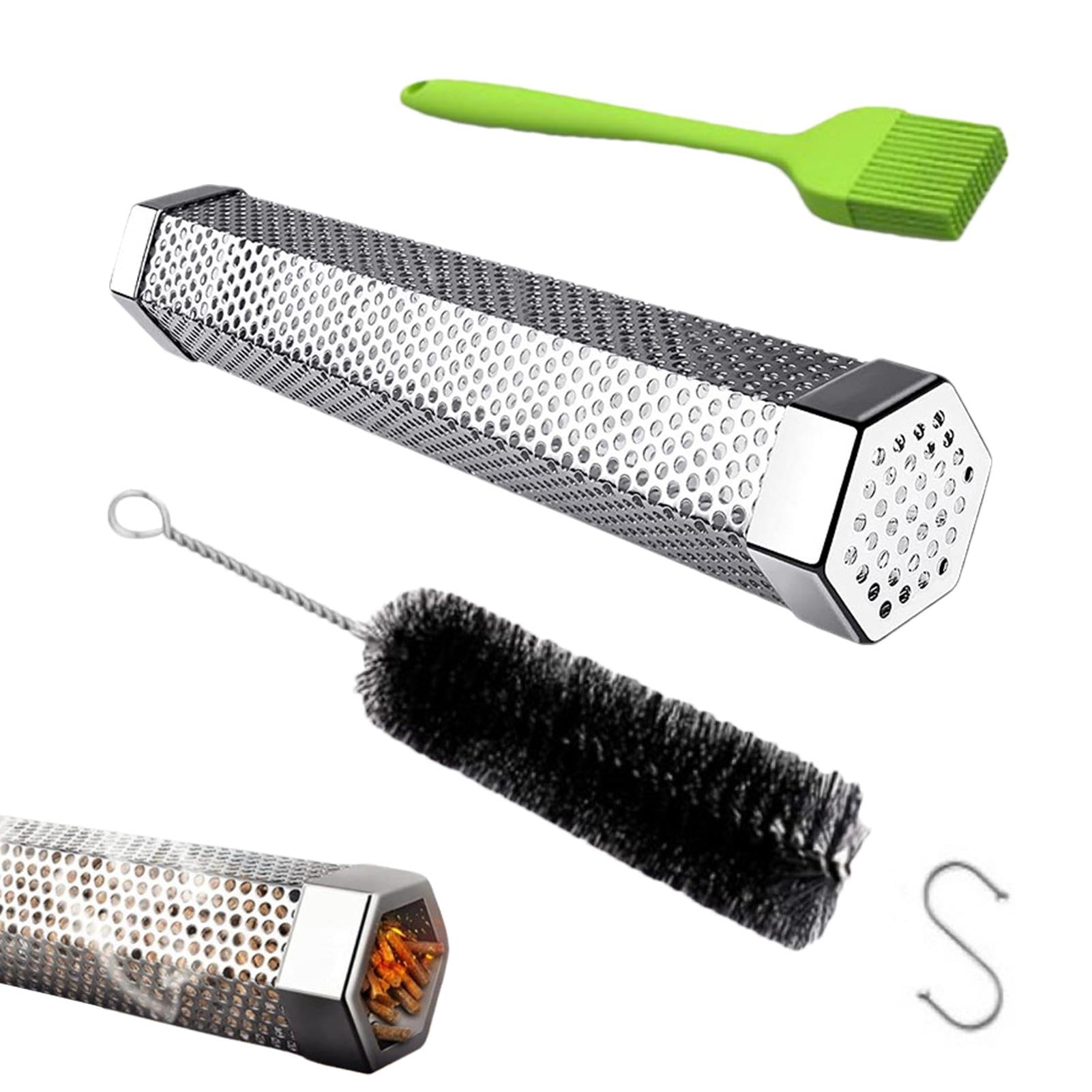 Cestello Per Barbecue In Acciaio Inox - Griglia Portatile Per Carne, Verdure E Pesce - Foto 9