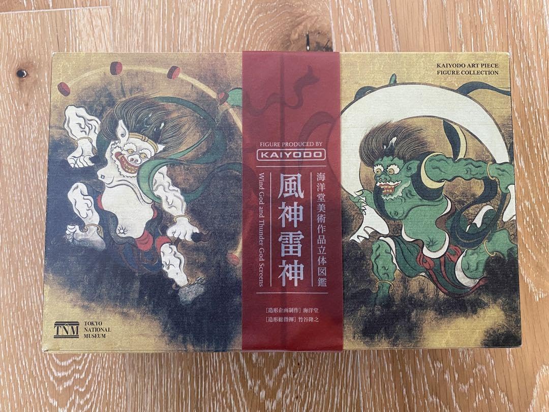 Amazon | 海洋堂美術立体図鑑 「風神雷神」 東京国立博物館フィギュア 