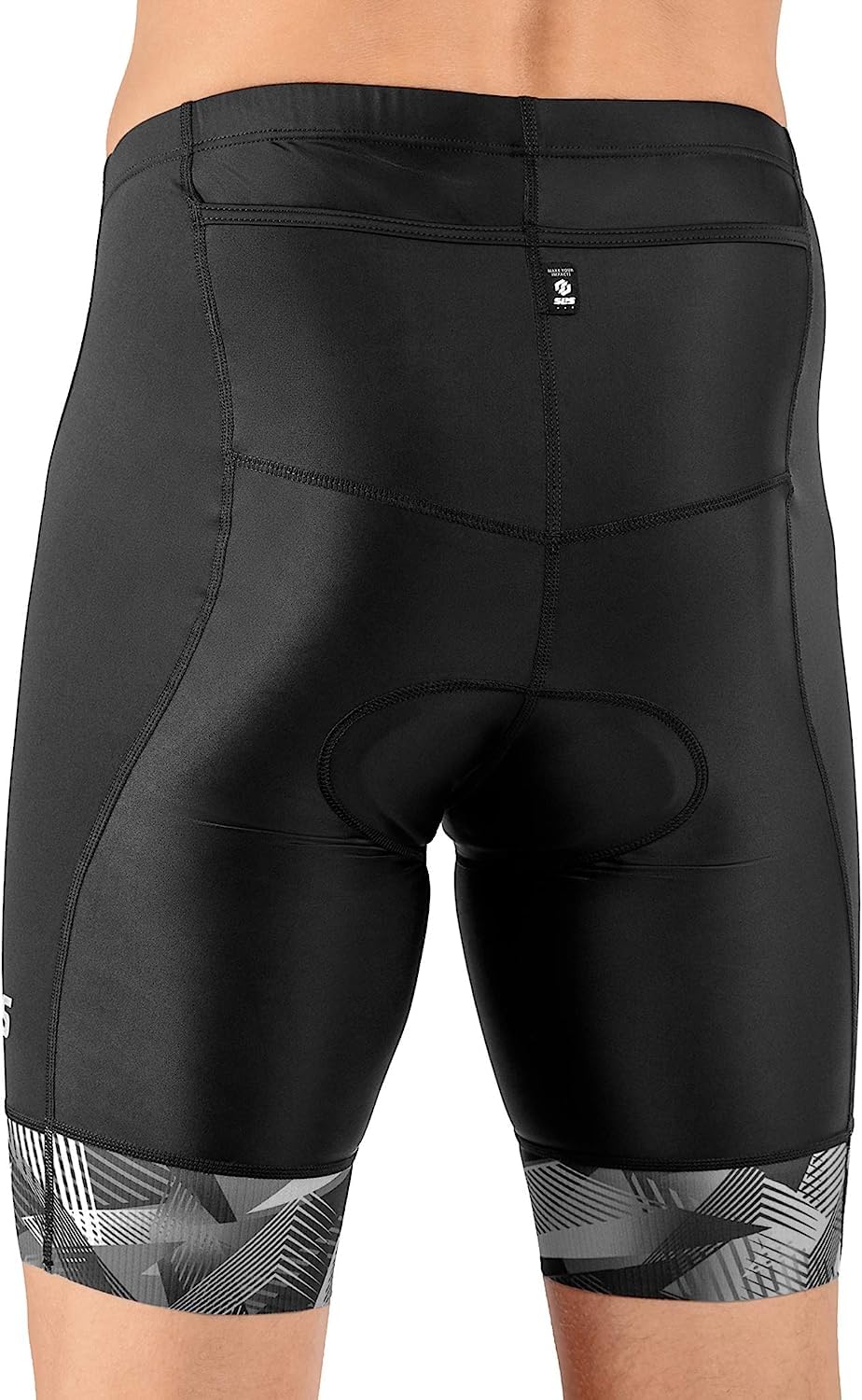 SLS3 Culotte de Triathlon Homme - Cuissarde de Triathlon rembourrée - Cuissarde de Triathlon FX 2 Poches, Compression Moyenne