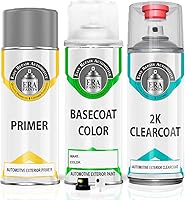 Vista 14 de ERA Paints L041/A1/741/9010 - Pintura en aerosol de retoque automotriz para PORSCHE Exact Match - Kit esencial de 2 K