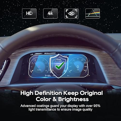 Vista 14 de LFOTPP Atlas - Protector de pantalla para Volkswagen Atlas (2018-2023), Arteno(2019-2022), Golf MK7 (2018-2021), Tiguan (2018-2023), Passat Atlas