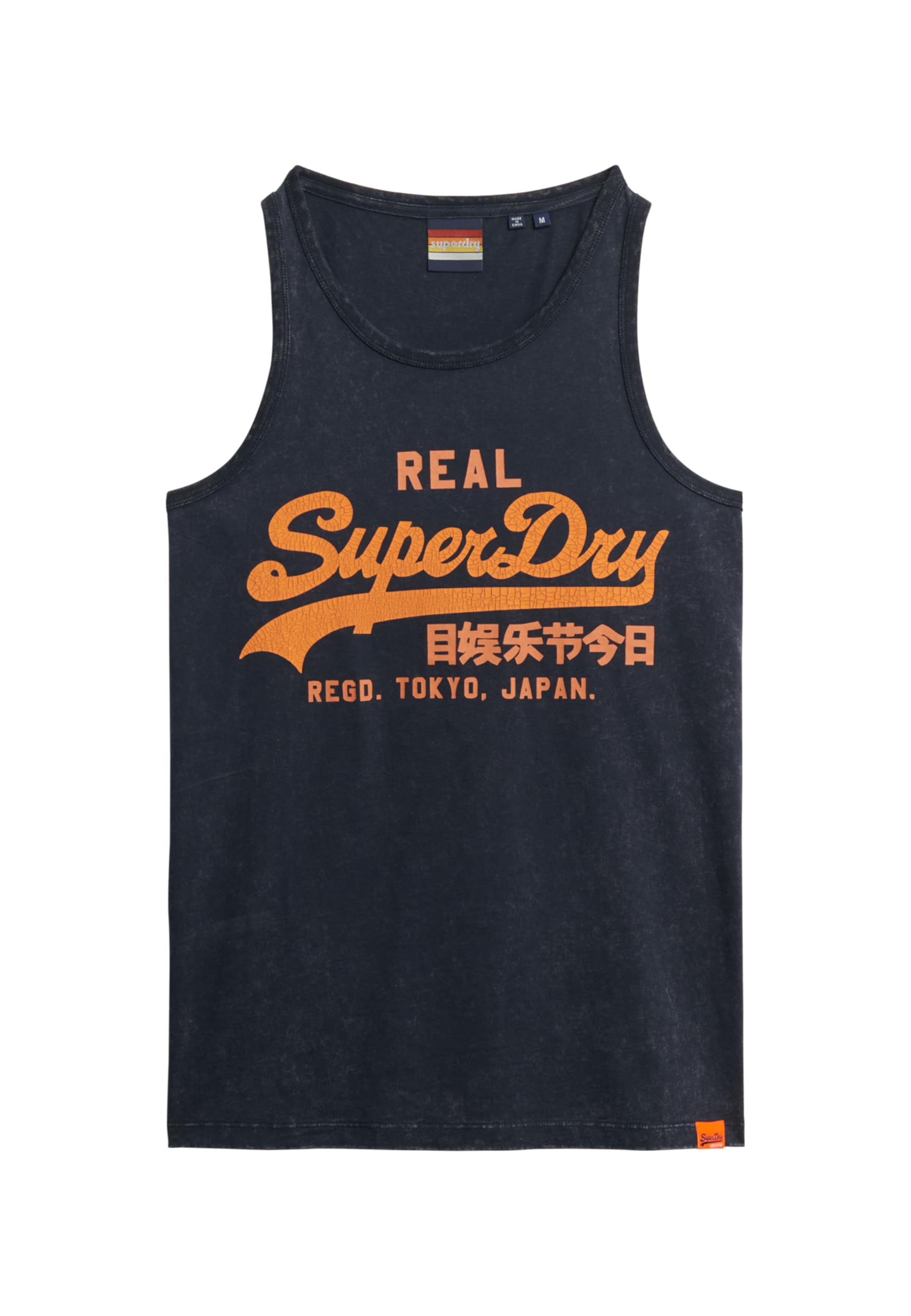 Superdry Men's Blue Vl Cali Sleeveless T-Shirt L