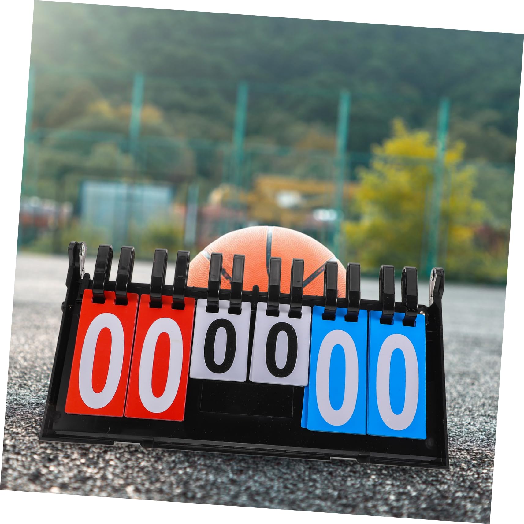 BESPORTBLE Flip Anzeigetafel für Basketball und Sportballspiele, Tragbar