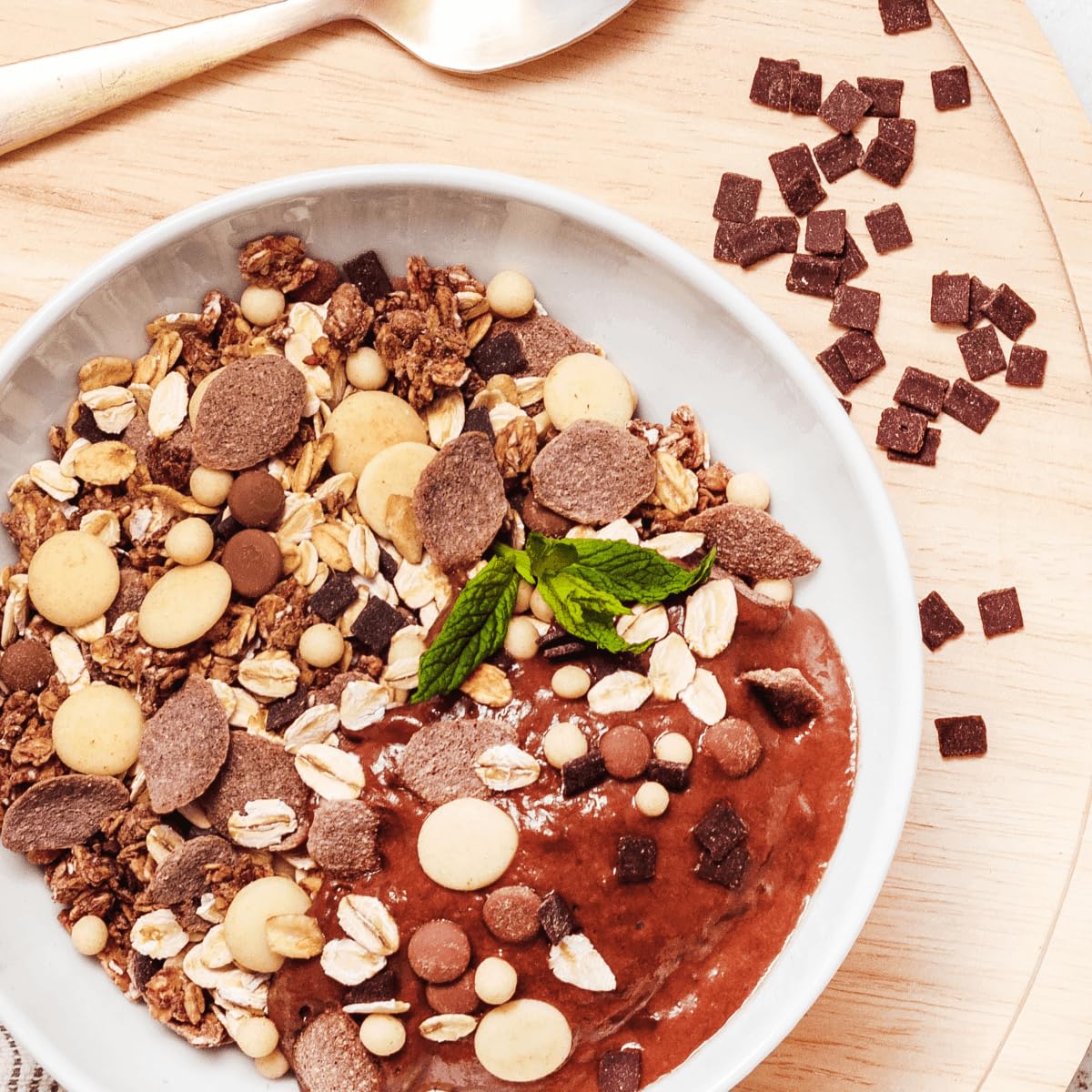 mymuesli 6er Schoko-Mix BIO Müsli (6x 575g) mit Chocolate, Super Choc, Choco Brownie, Choco Banana, Berry White Choc und Raspberry Dark Choc - Ohne Palmöl