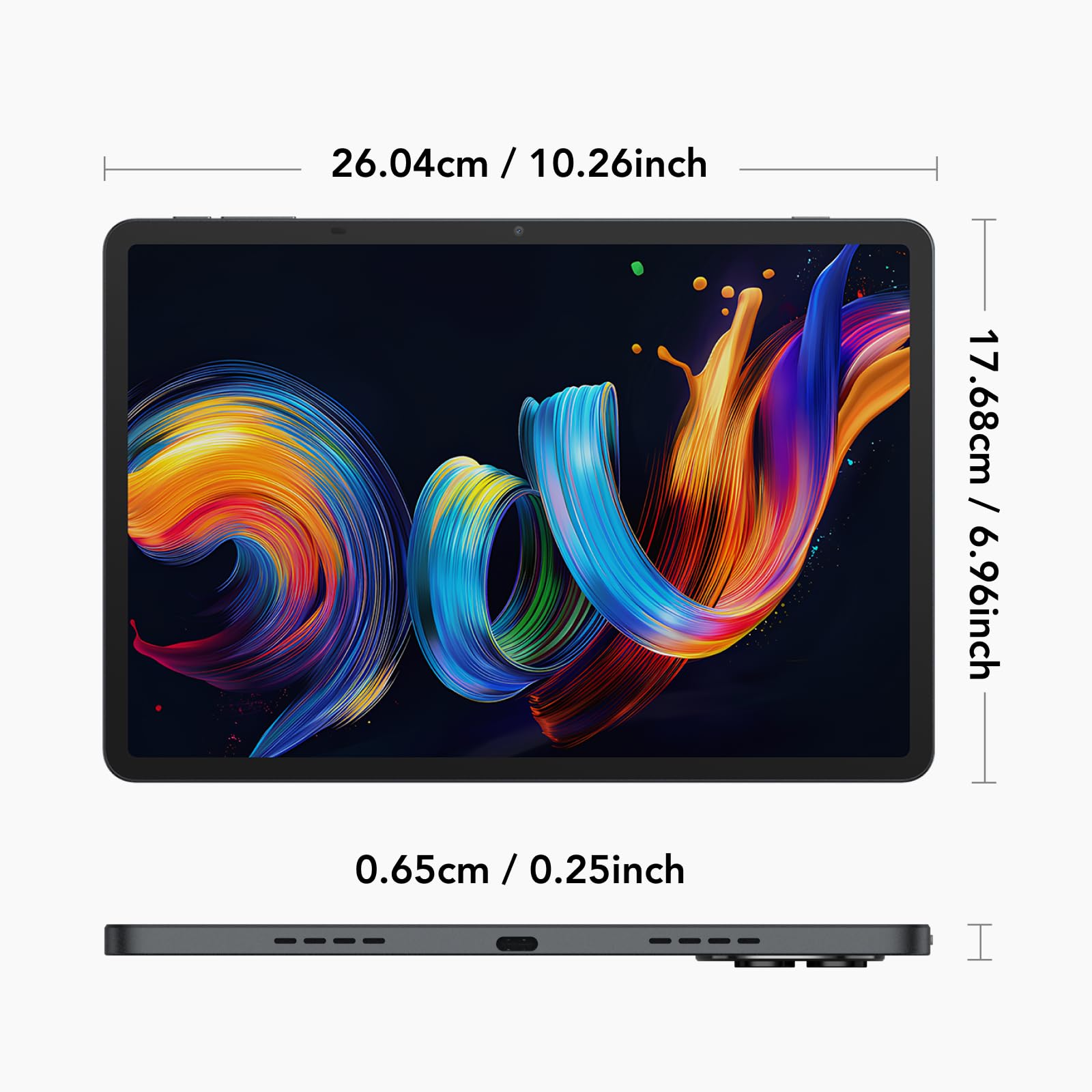 TCL NXTPAPER 11 Plus Tablet, Display NXTPAPER 4.0 da 11,5" 2.2K, AI Integrata, 256GB ROM, Espansione RAM 8GB + 8GB, Batteria da 8000mAh, Ricarica Rapida, Android 15, Grigio Scuro