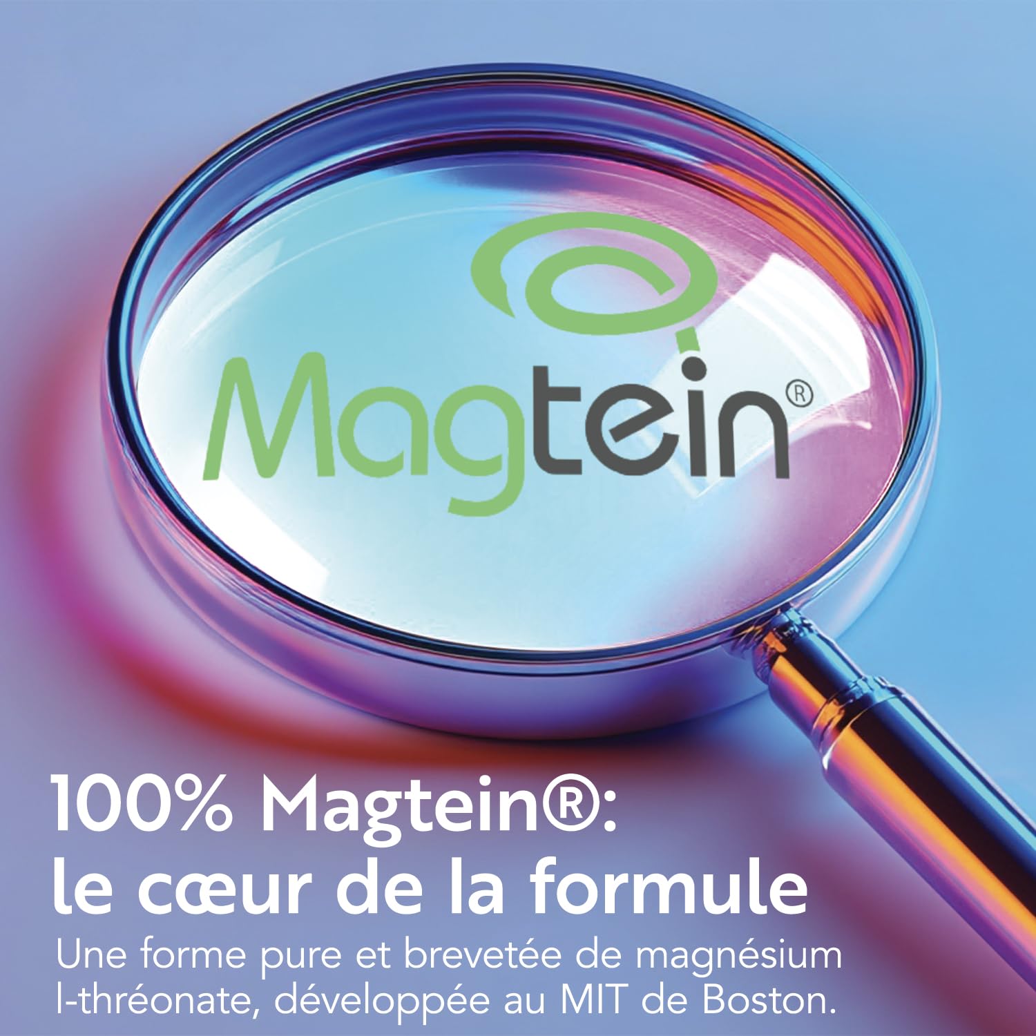 Magnesium Threonate Magtein, 2000 mg PiùLife – 300 Gélules | 164 mg de Élémentaire, Complément pour Mémoire et Concentration, Sans Gluten et Sans Lactose, Vegan