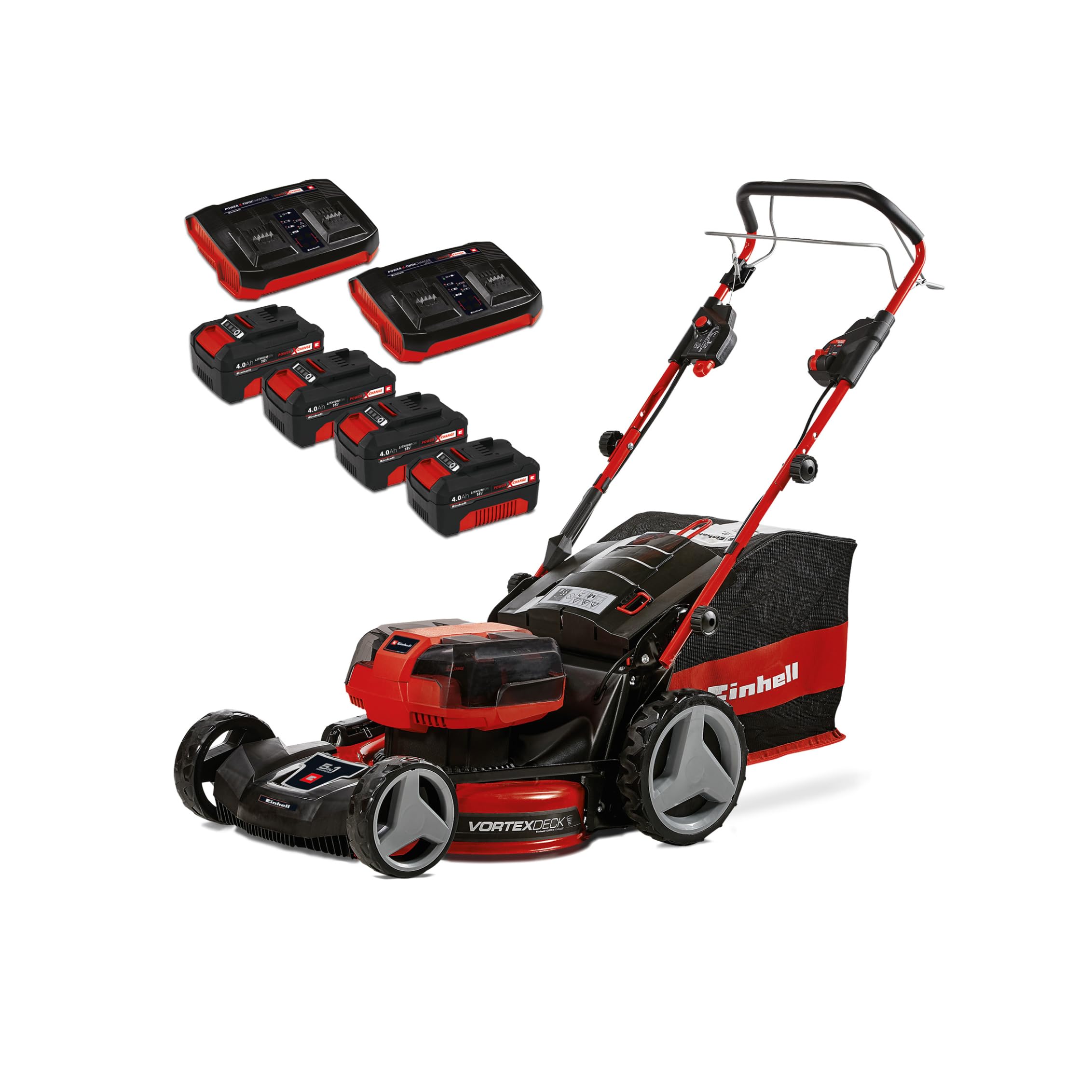 Einhell Professional Tondeuse à Gazon sans Fil GP-CM 36/47 S HW Li Power X-Change 36V 47 cm Largeur de Coupe autotractée Moteur sans Charbon