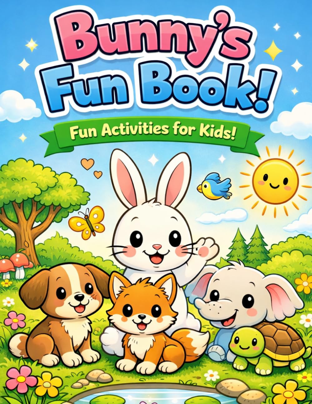 Bunny's Animal Adventure: Fun Learning Activity Book