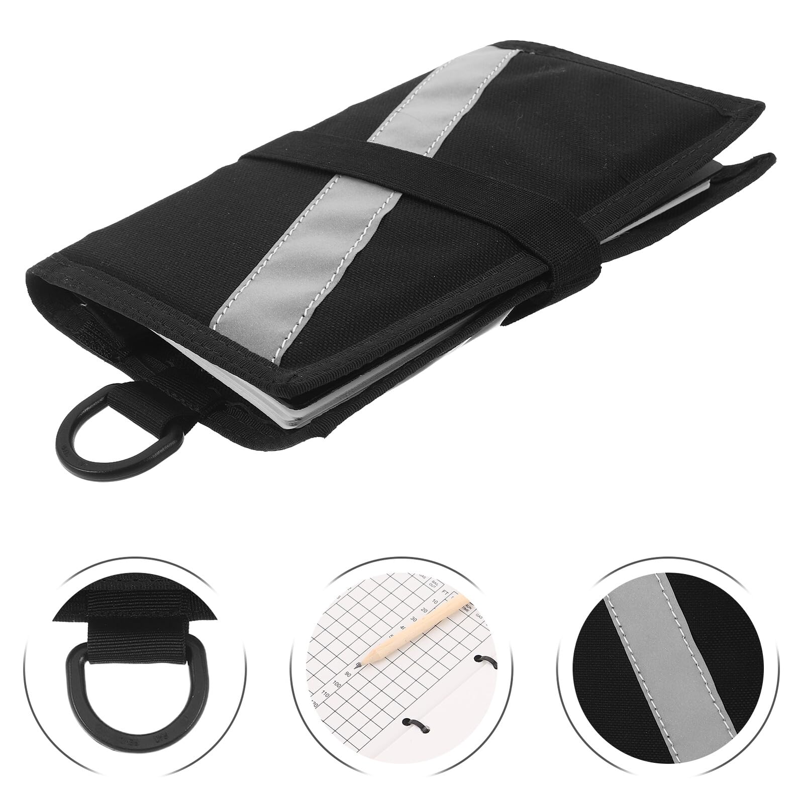 Carnet de Plongée Étanche Rechargeable, Compact, Papier Imperméable Noir