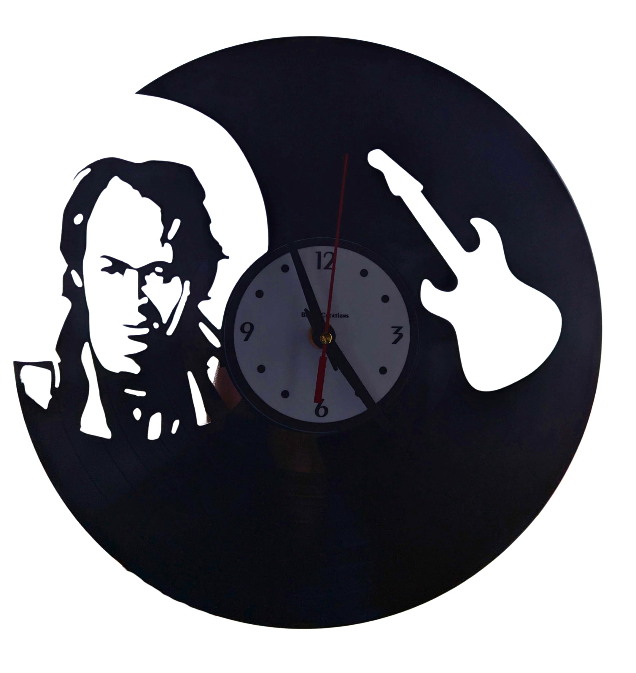 Horloge en Vinyle Jean Jacques Goldman 33 Tours Recyclé pour Déco Murale