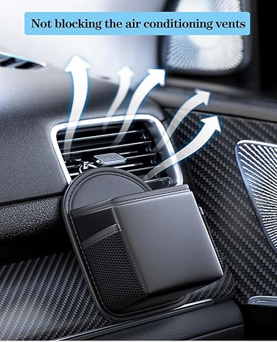 Miniatura 2 de Organizador de ventilación de coche - Soporte multifuncional para lentes de sol, teléfono, llaves, lápiz labial, artículos pequeños, ajuste