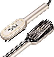 Vista 9 de TYMO Cepillo alisador de cabello – Cepillo alisador iónico Plus mejorado con cerdas densas, 16 temperaturas, doble voltaje Peine caliente
