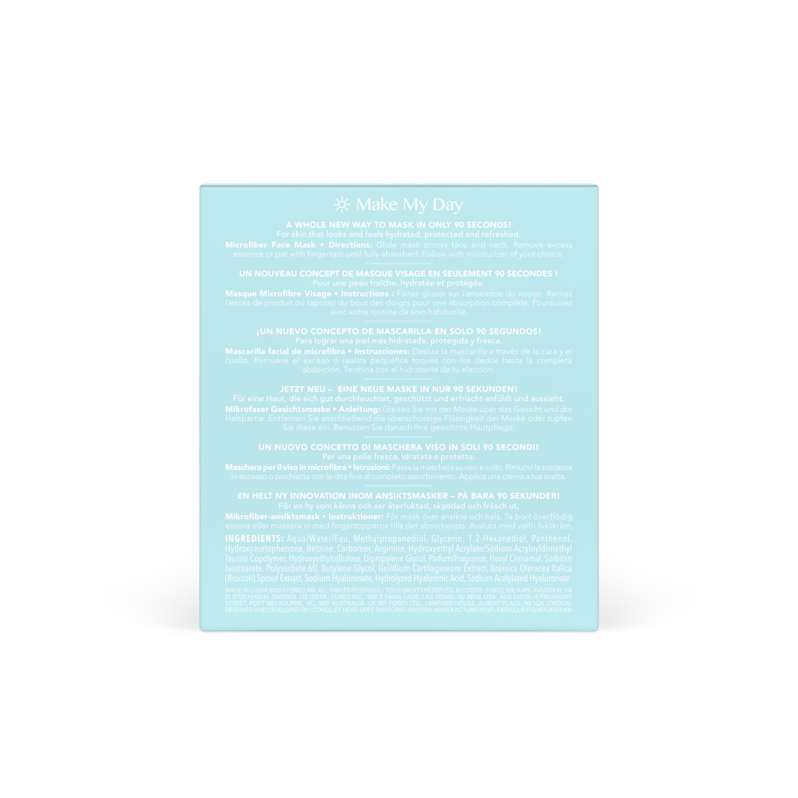 FOREO Hyper Hydra UFO 3 Bundle - Face Moisturiser Device + 14 UFO Activated Masks + Hydrating Night Mask, 0.5 oz - Red Light Treatment, Thermo & Cryo Treatment - Skin Care - Fuchsia