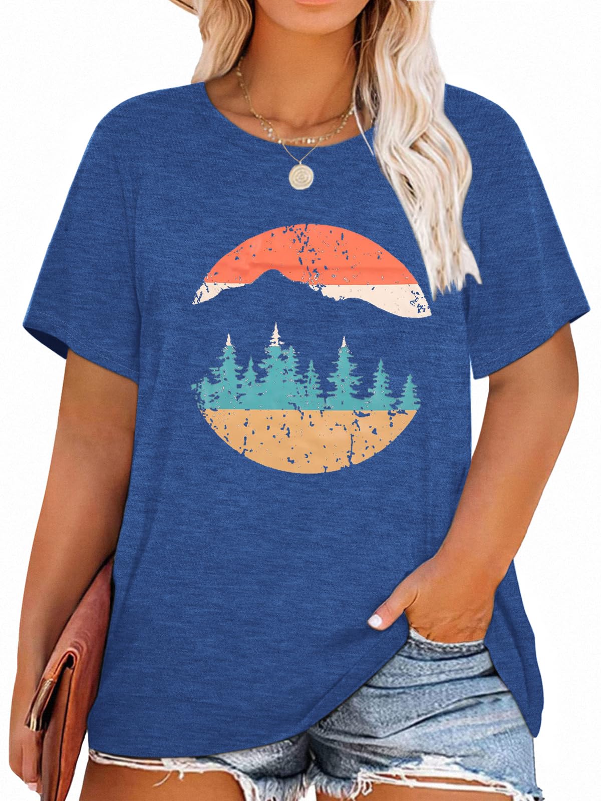 AnbechPlus Size Women Be Kind Shirts Cute Kindness Heart Blessed Graphic Tees Inspirational Teacher Tops