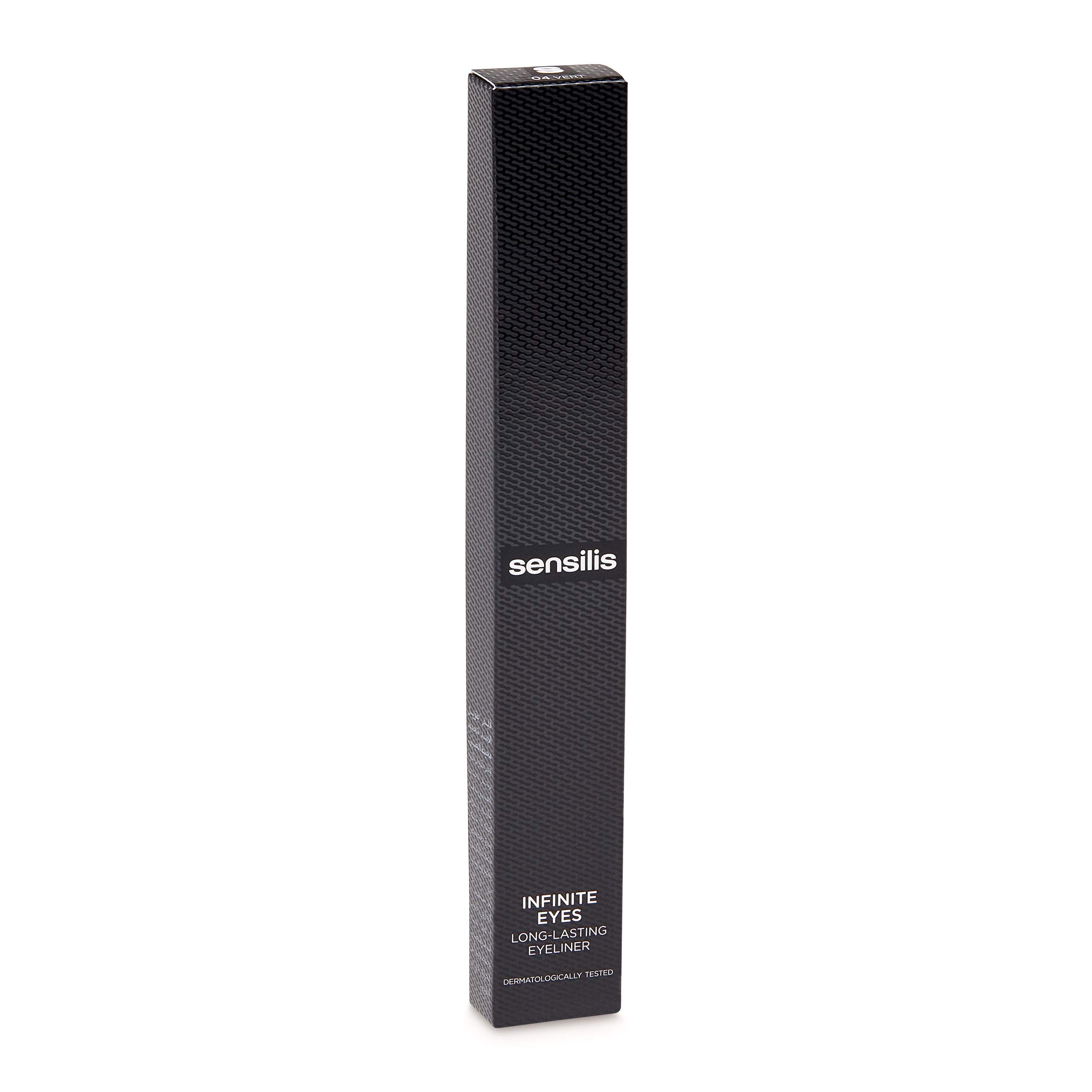Sensilis Infinite Eyes - Lápiz de Ojos Automático Waterproof, Larga Duración, Para Piel Sensible, 04 Verde