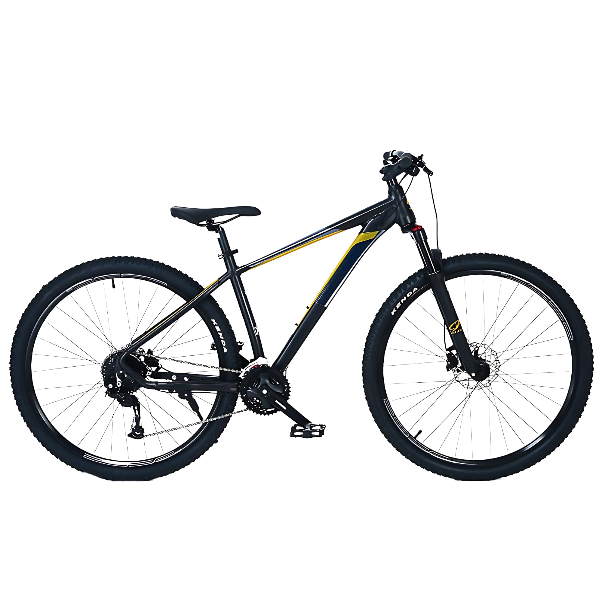 Niner 29T | 27 Speed Alivio Gears | MT-201 Hydraulic Brakes | Hydraulic Lockout Suspension (Black-Gold) (B0BSX1B838) Amazon Price History, Amazon Price Tracker