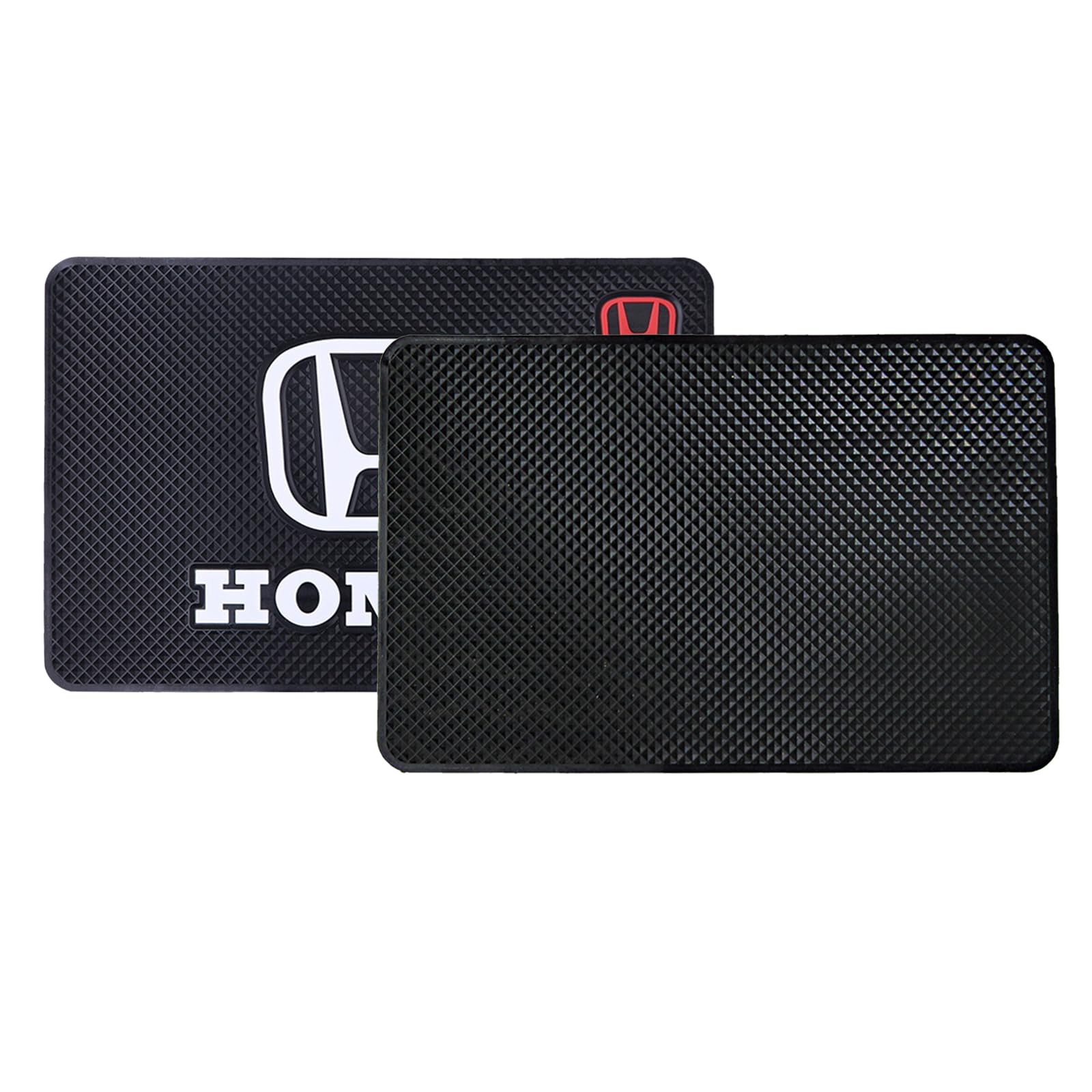 Photo 1 of 2Pcs Car Dashboard Anti-Slip PVC Pad Compatible with Honda Car Accessories Non-Slip Car Dashboard Sticky Adhesive Mat Fit for Civic CRV Accord Euro Radar Detector Phone Key Glasses Mirrors for Hond