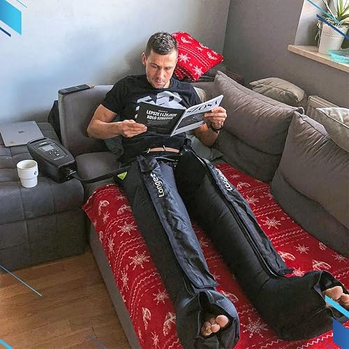 Miniatura 10 de Longest Dispositivo de recuperación de compresión de piernas, sistema de máquina de compresión para linfedema y circulación grande