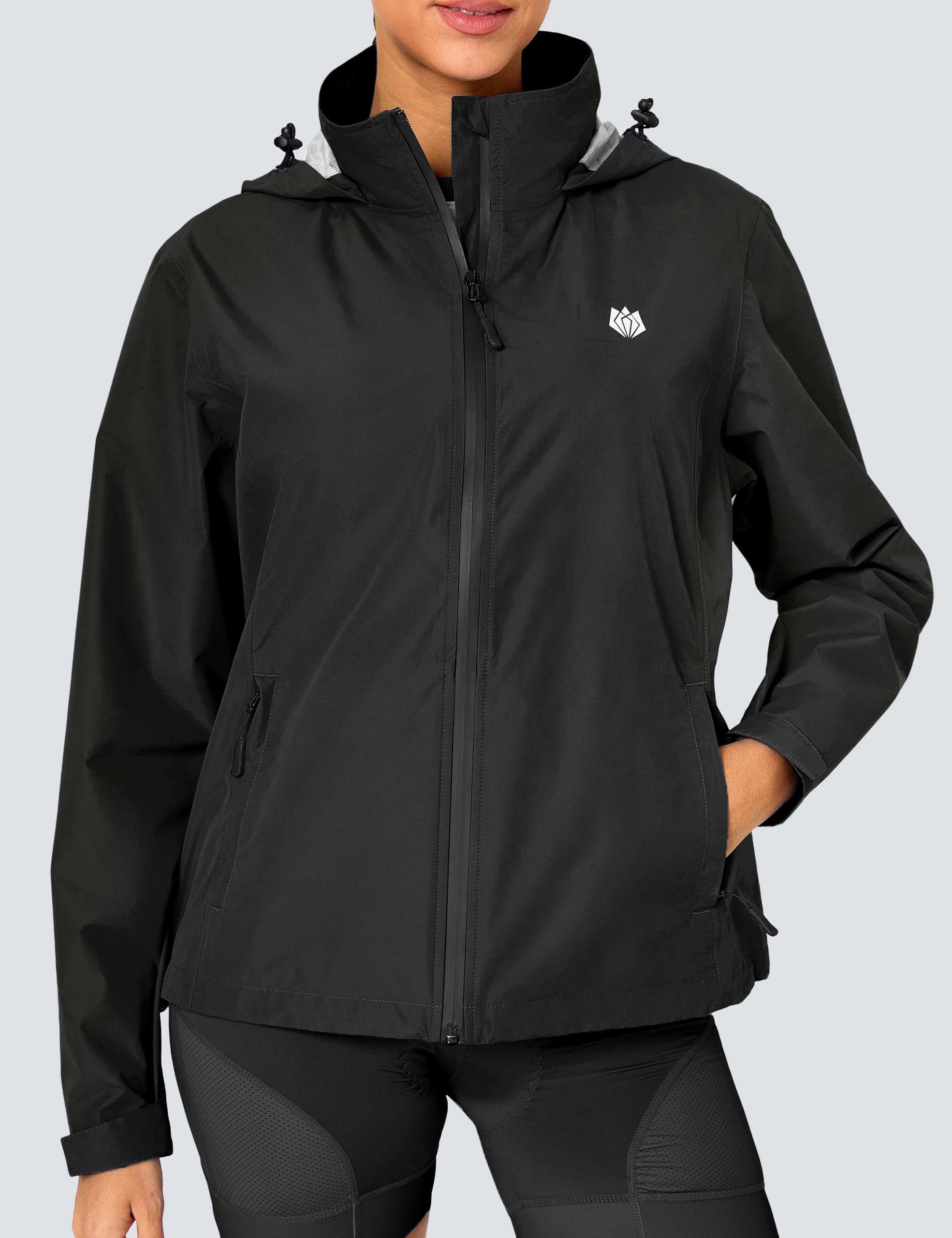 FitsT4 Sports Chaqueta de ciclismo para mujer, impermeable, chaqueta de ciclismo, transpirable, cortavientos, chaqueta ligera de verano, chaqueta para exteriores, chaqueta reflectante