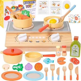 Accesorios Cocina Juguetes,Juguetes de Cocina para Niños Accesorios,Utensilios Cocina Juguete,Juego de Ollas y Sartenes,Frutas y Verduras Juguete,Cocinitas de Juguetes para Niños Niñas 3+ Años