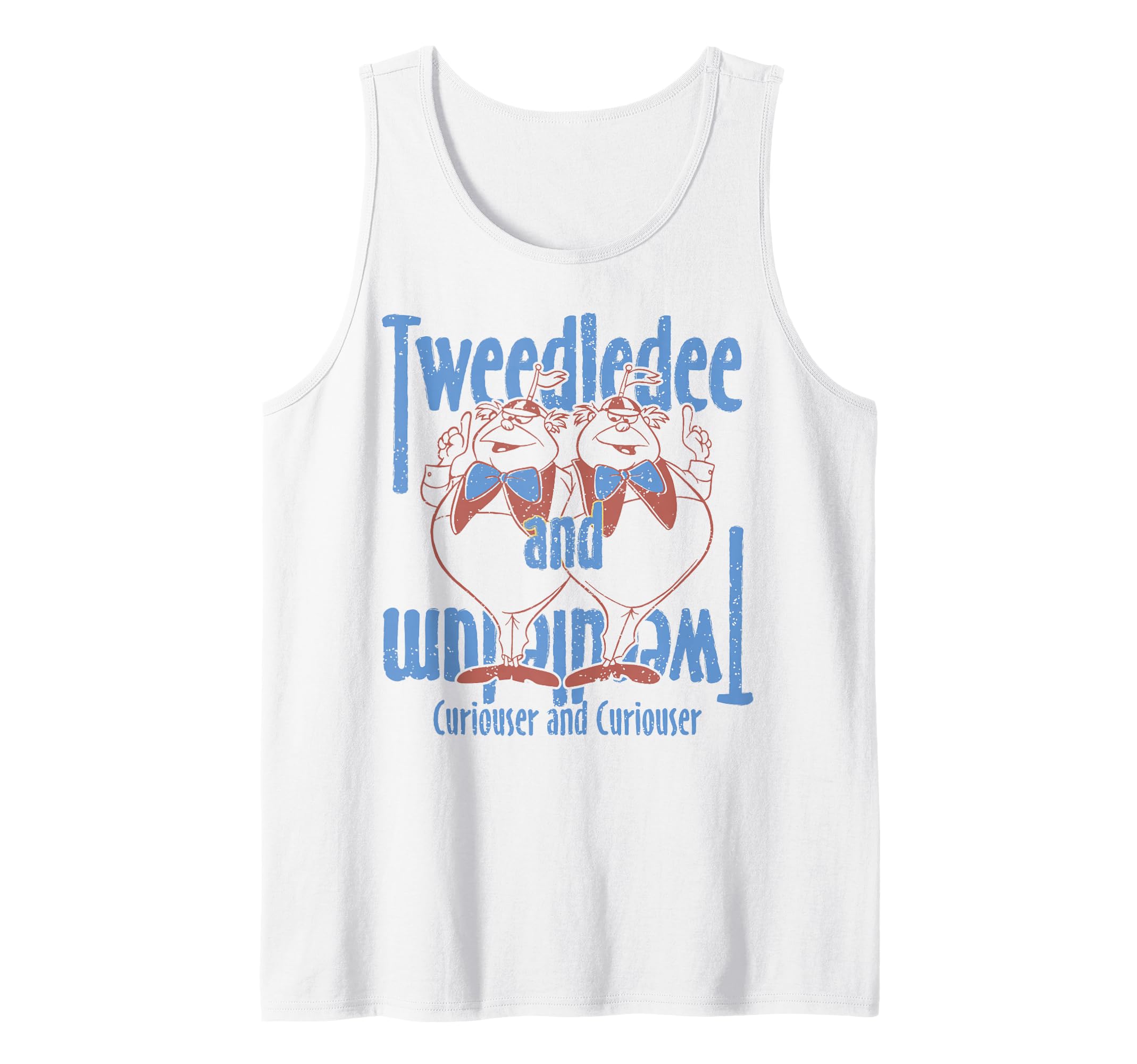 Débardeur Disney Alice Tweedledee Tweedledum top sans manches décontracté homme - 2