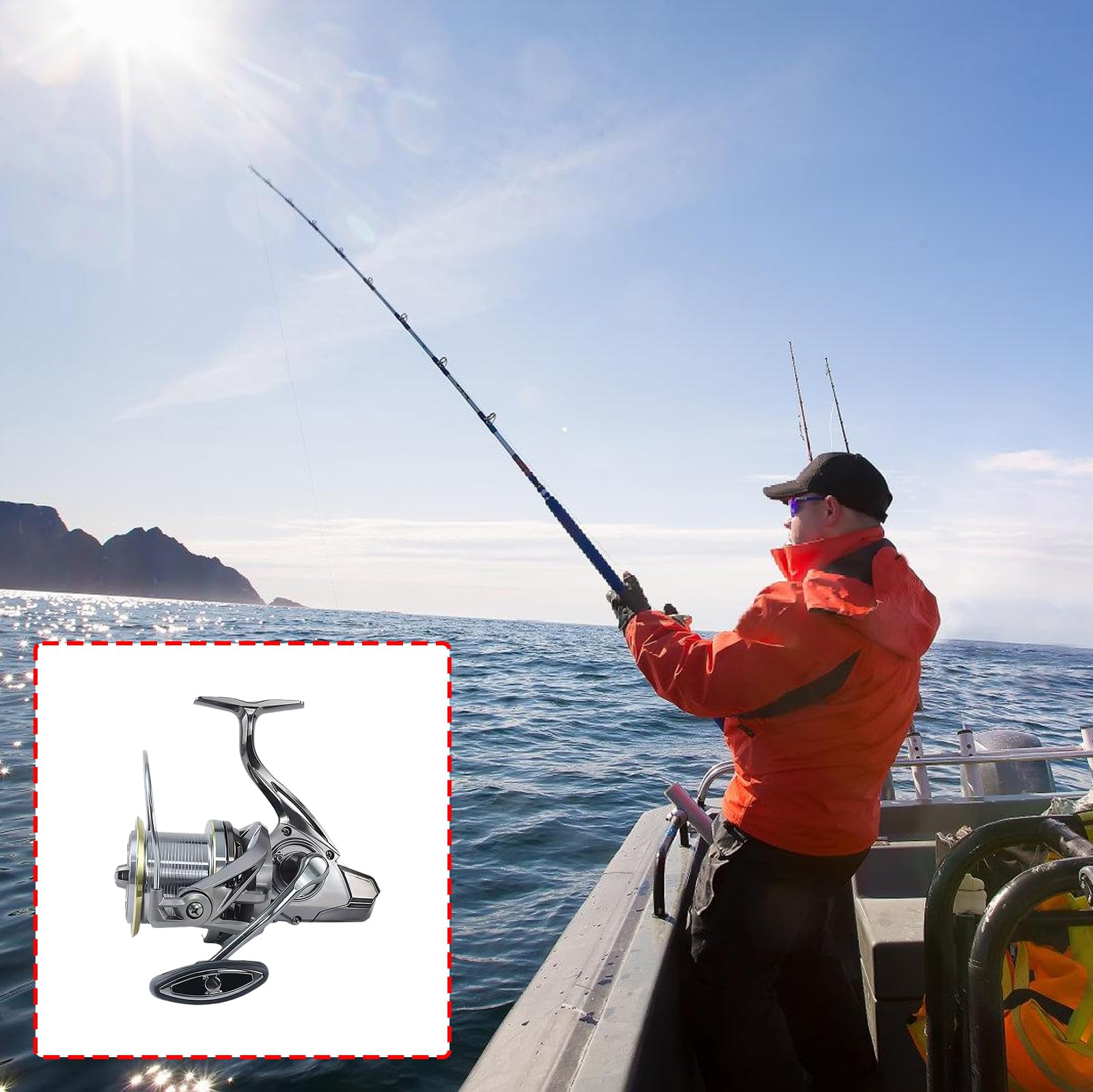 Durabilità Metallo Mulinello Crank Parte di Ricambio Professionale Pesca per Pescatori Professionali Manico Leggero