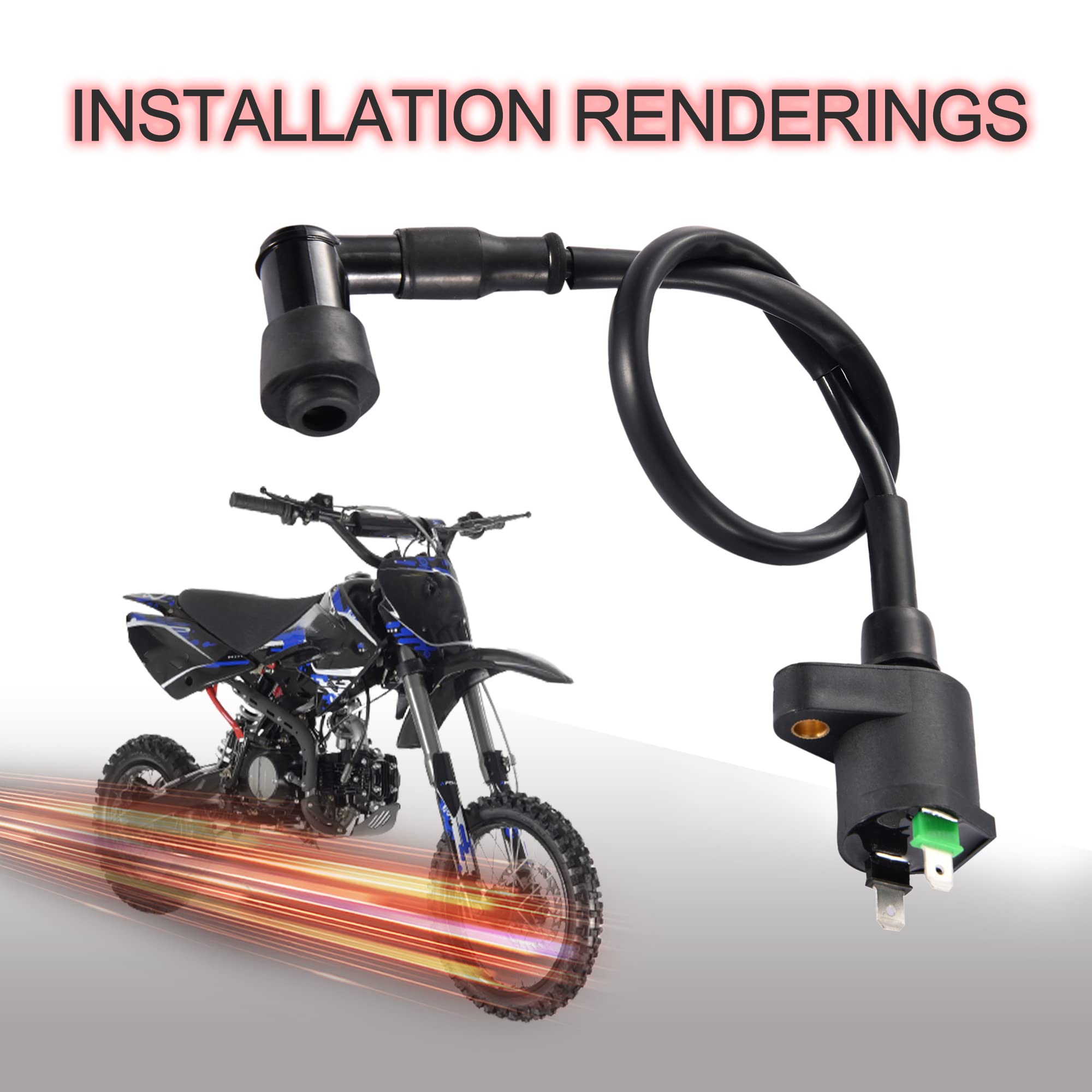 Fenteer Bobina Di Accensione, Candela, Interruttore Motore Per Motosega, Tosaerba, Ricambio Per Motosega, Spazzola Di Accensione, 1 Pezzo - Foto 5