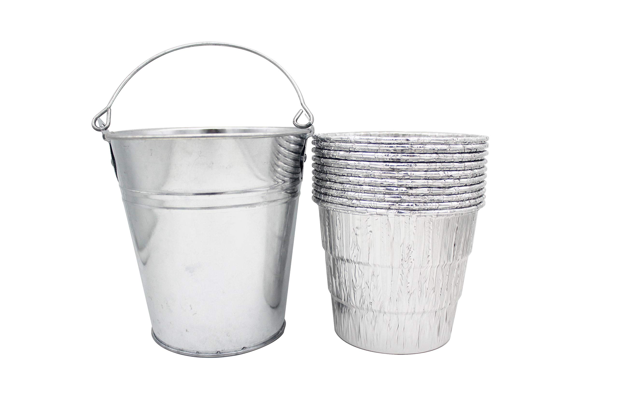Buy Unifit Grill Grease Bucket with 10Pack Disposable Foil Liners Kits