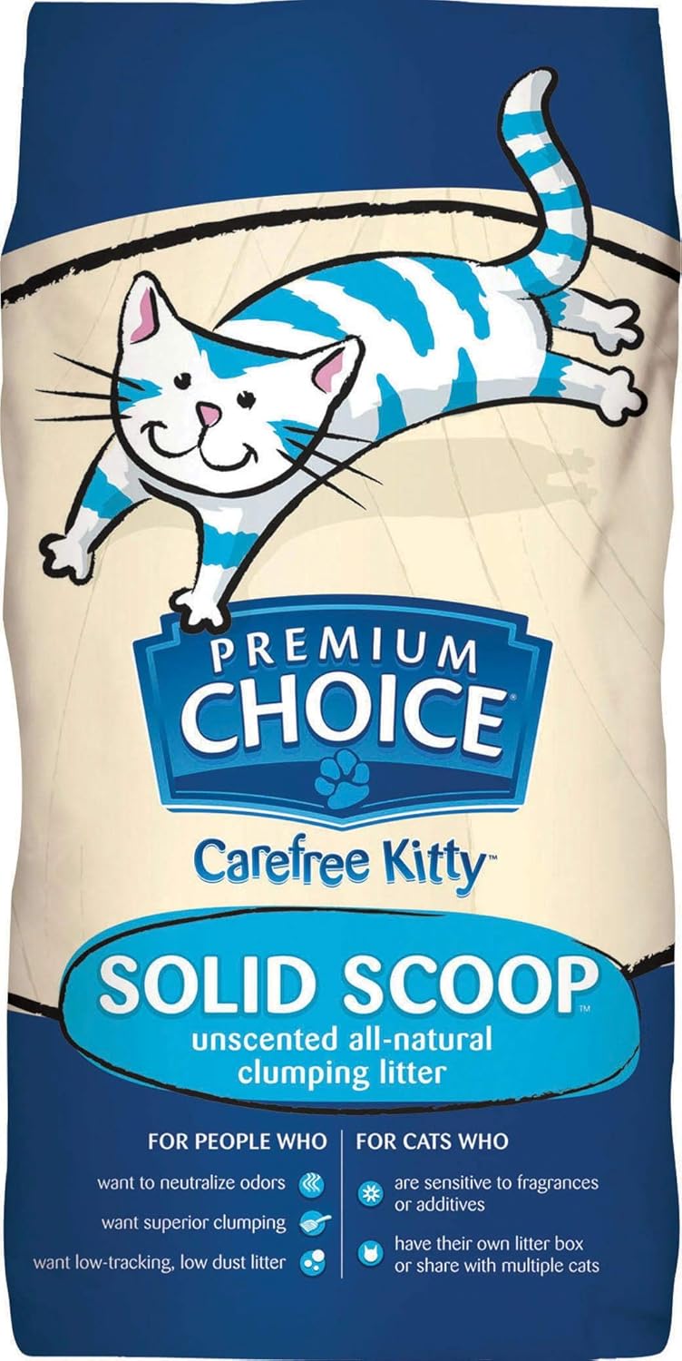 Premium Choice Extra Strength Cat Litter with Baking Soda Crystals Size: 25 lbs